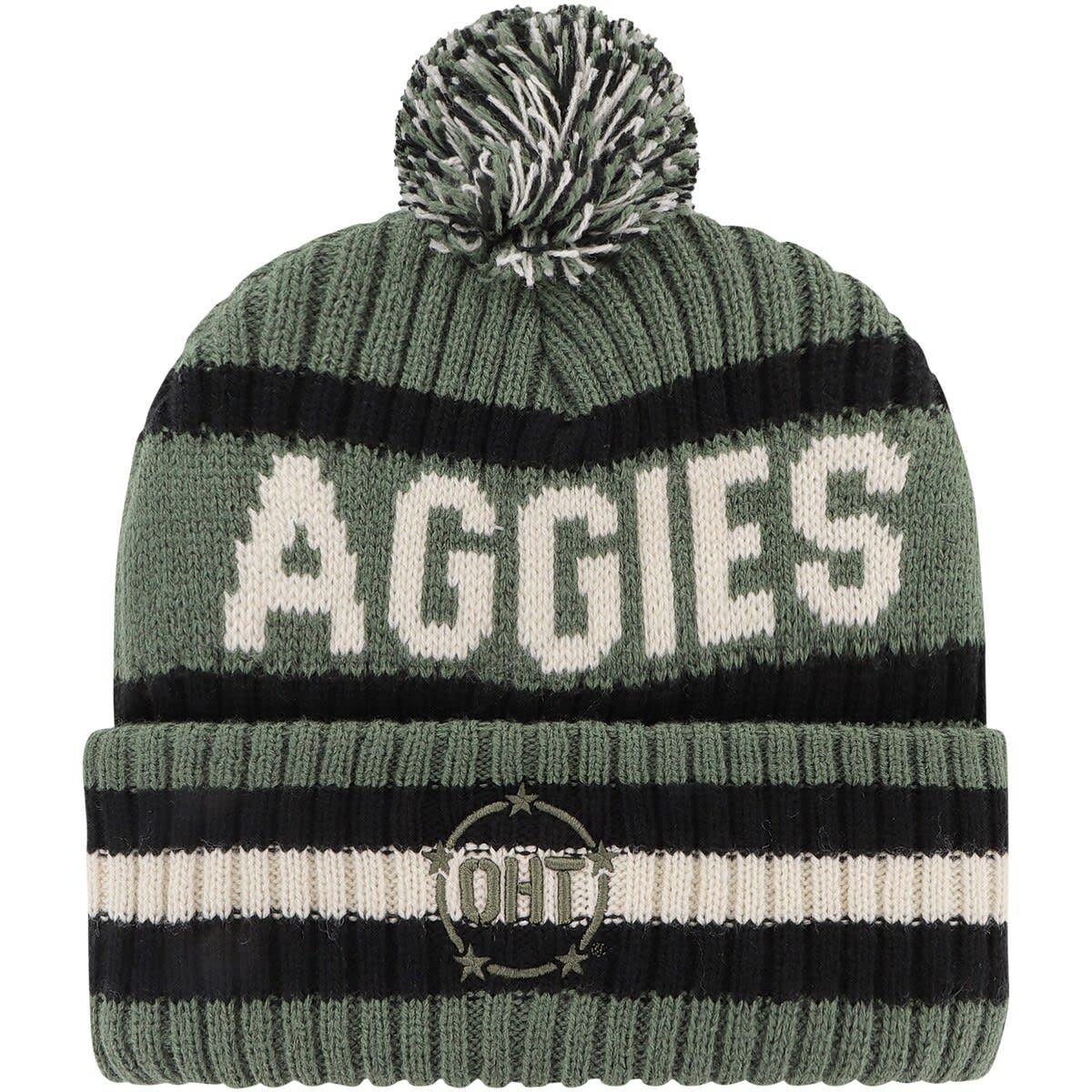 Las Vegas Raiders '47 Bering Cuffed Knit Hat with Pom - Black