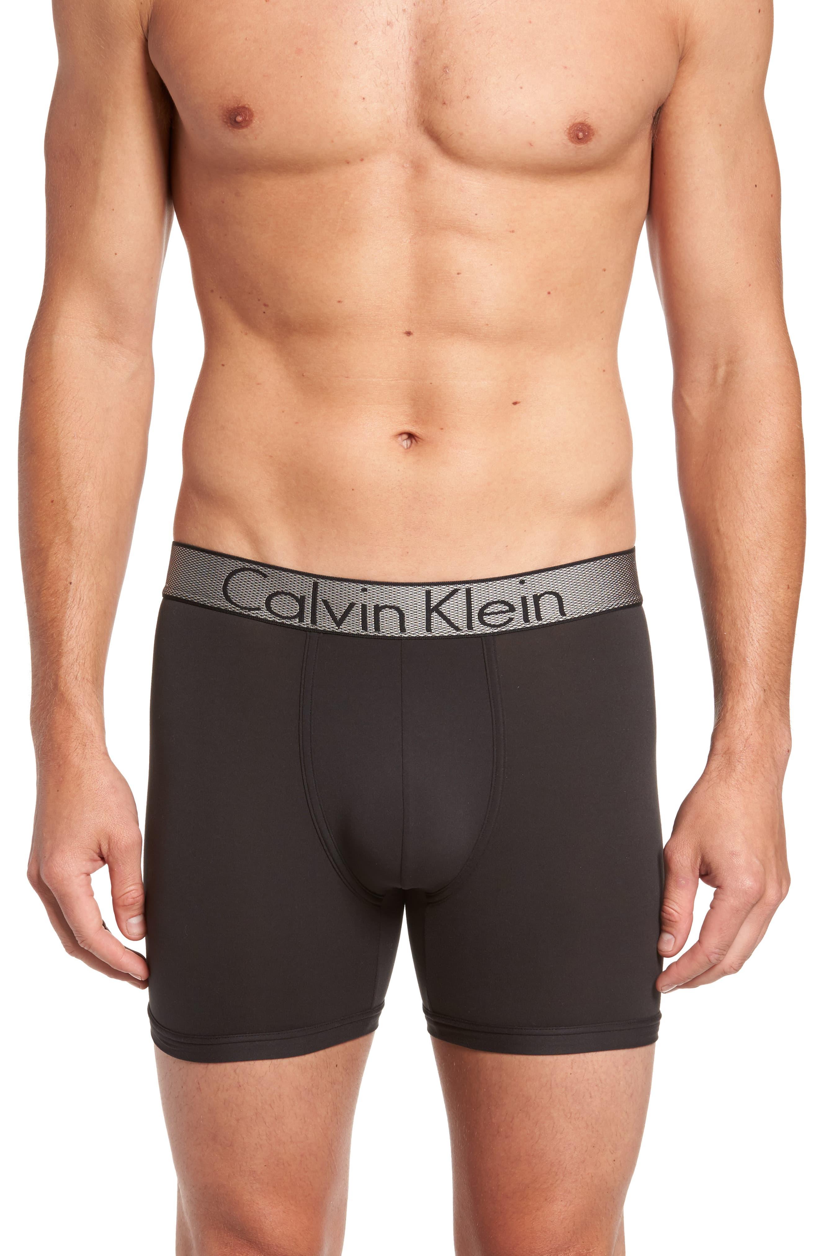 Calvin Klein Customized Stretch Boxer Briefs in Black for Men - Save 54