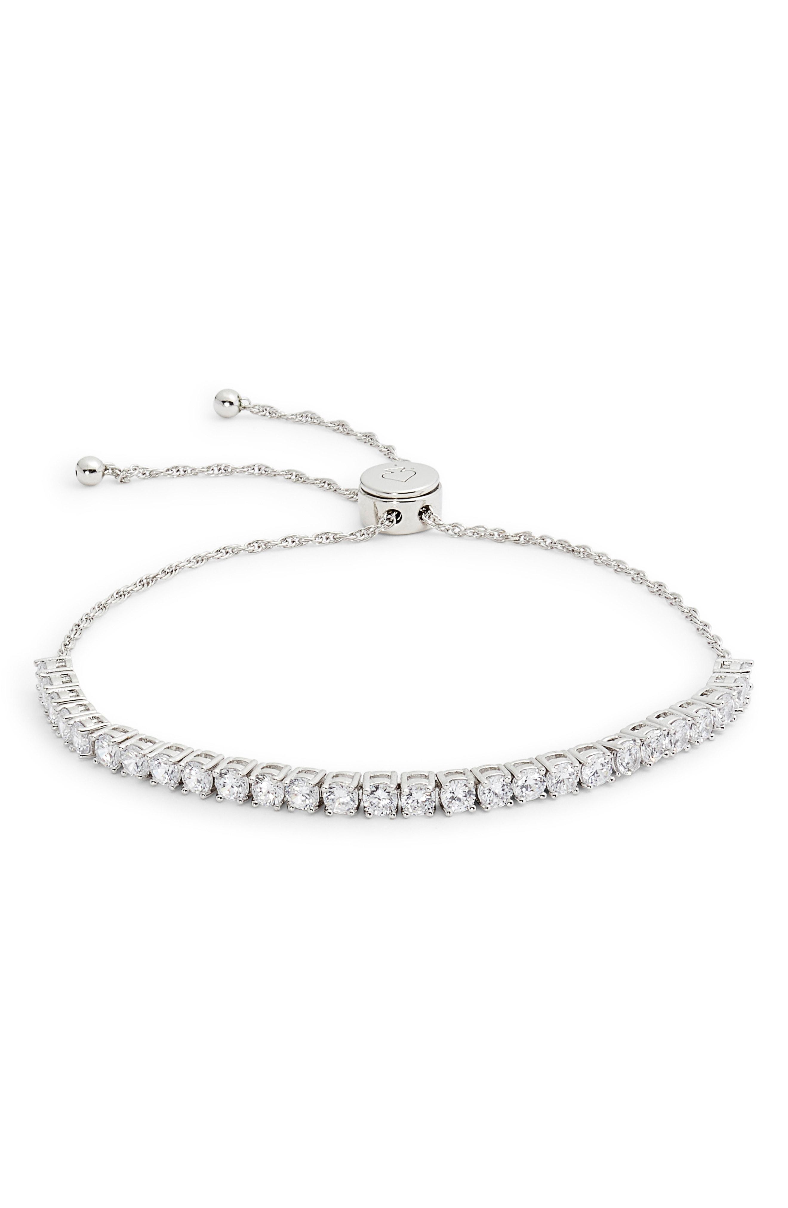 Kate Spade Glitzville Round Tennis Bracelet in Metallic Lyst