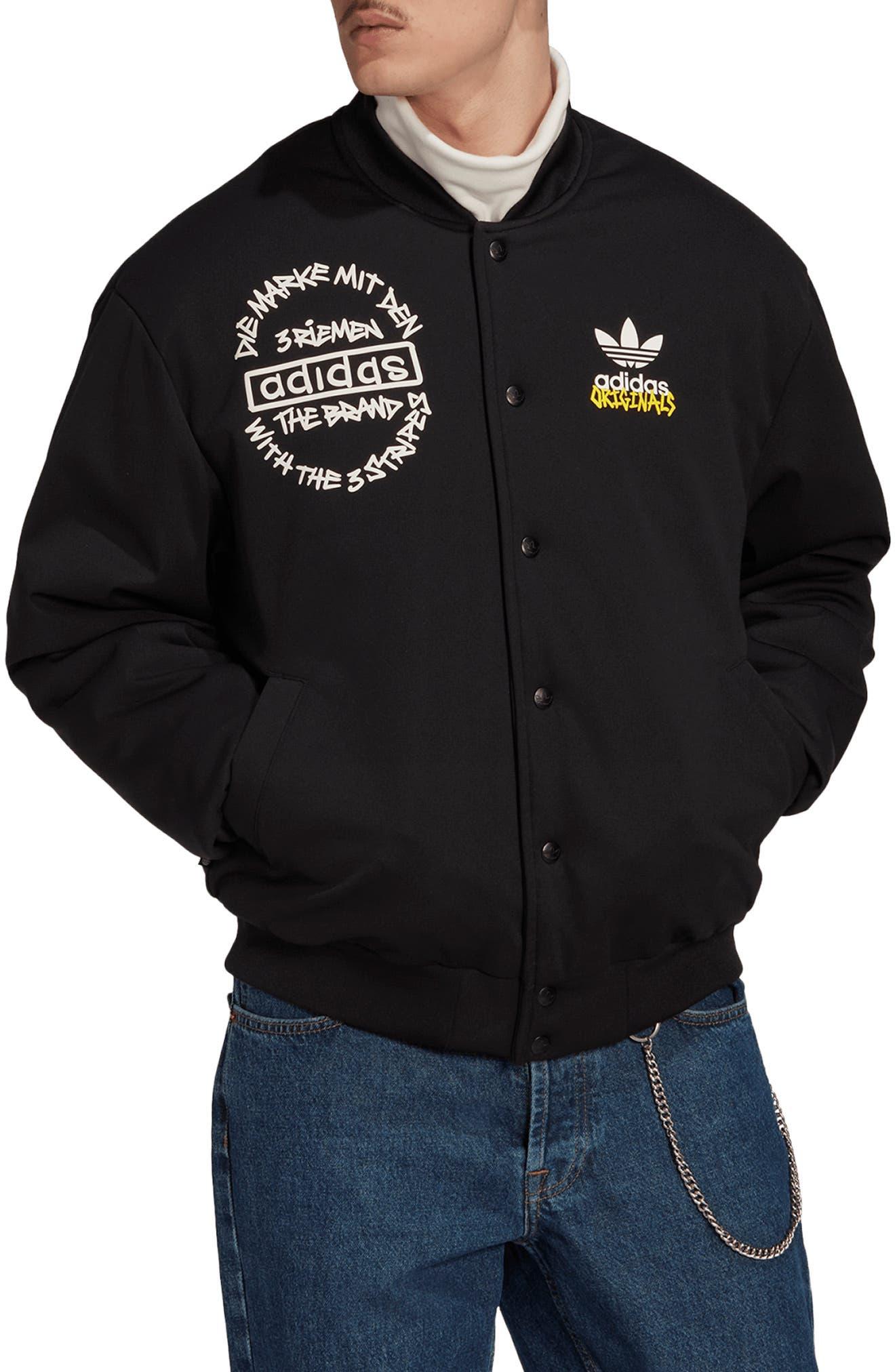 adidas Graphics Unite Coach Jacket in Black for Men | Lyst