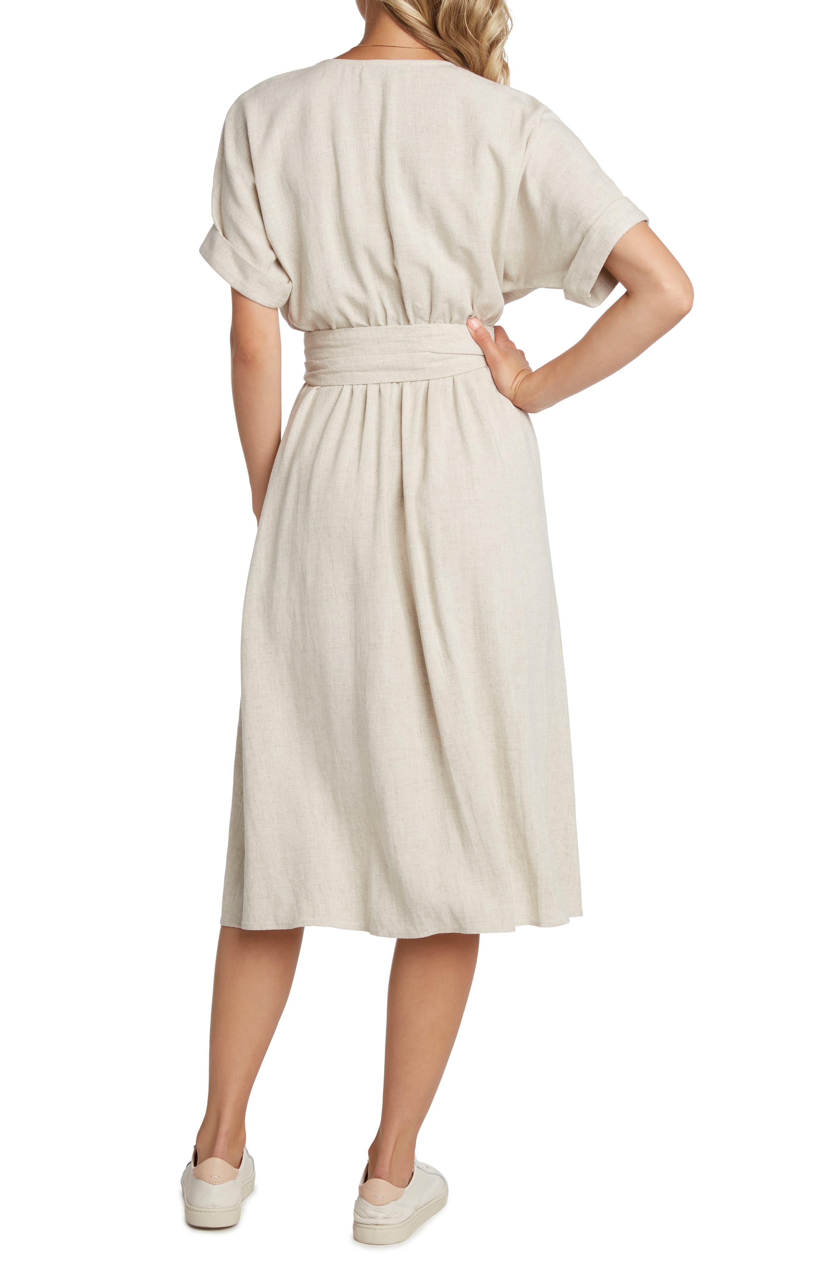 dolman sleeve wrap dress