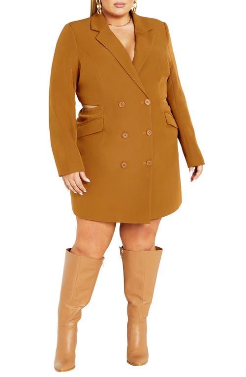 strapless open back dress Cleo Orange Blazer Skirt – Ellaé Lisqué