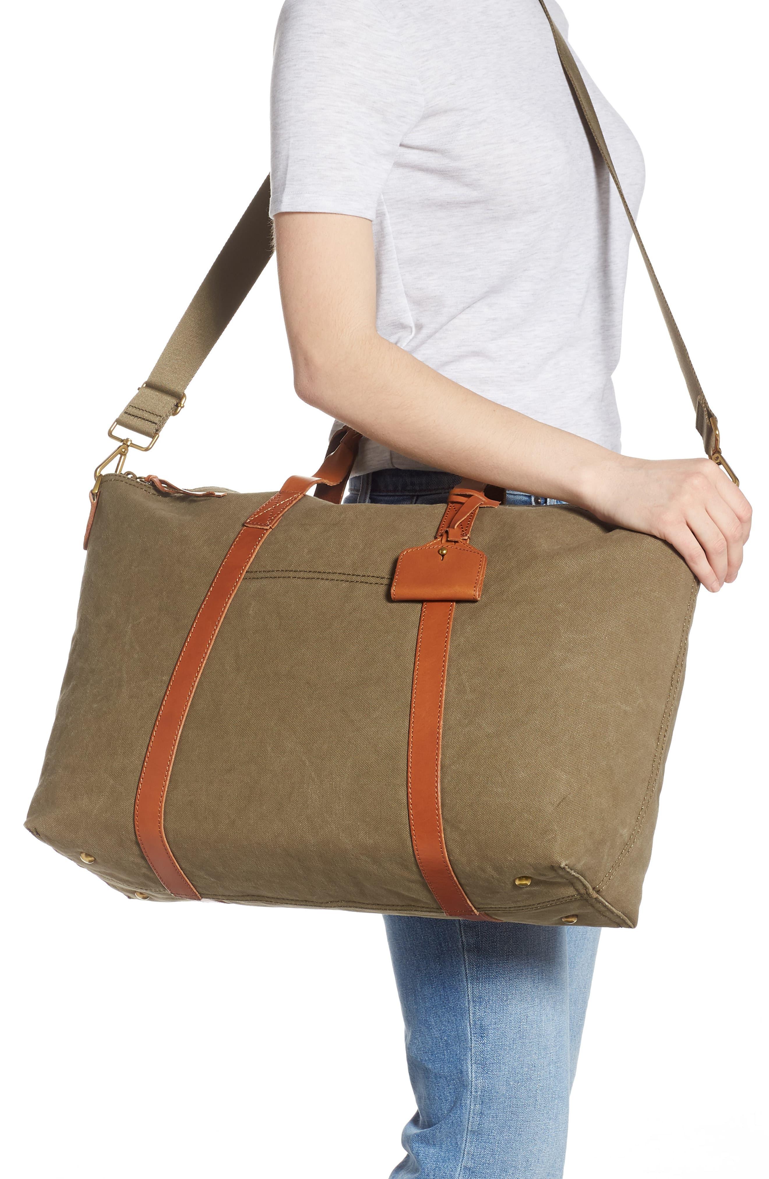 Madewell Canvas Weekend Bag in Brown Save 33 Lyst