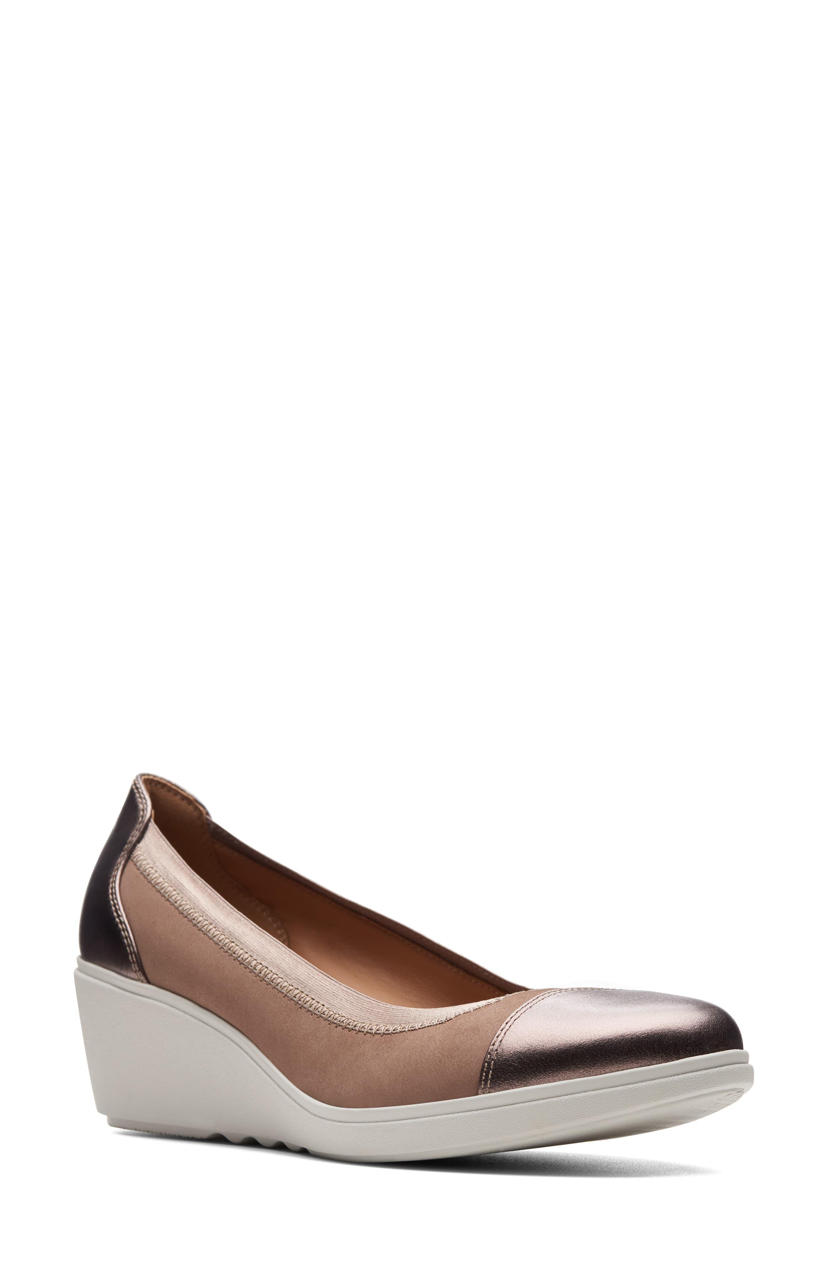 clarks un tallara liz wedge shoes