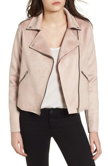 Only Pink Leather Jacket
