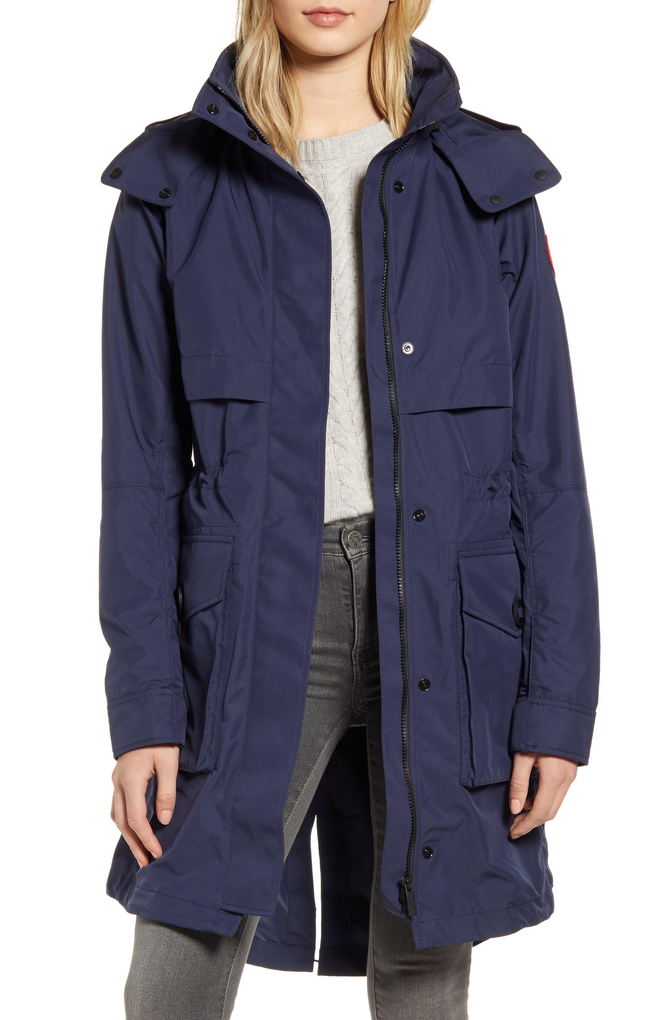 Canada Goose Calvary Trench Coat in Navy (Blue) Lyst