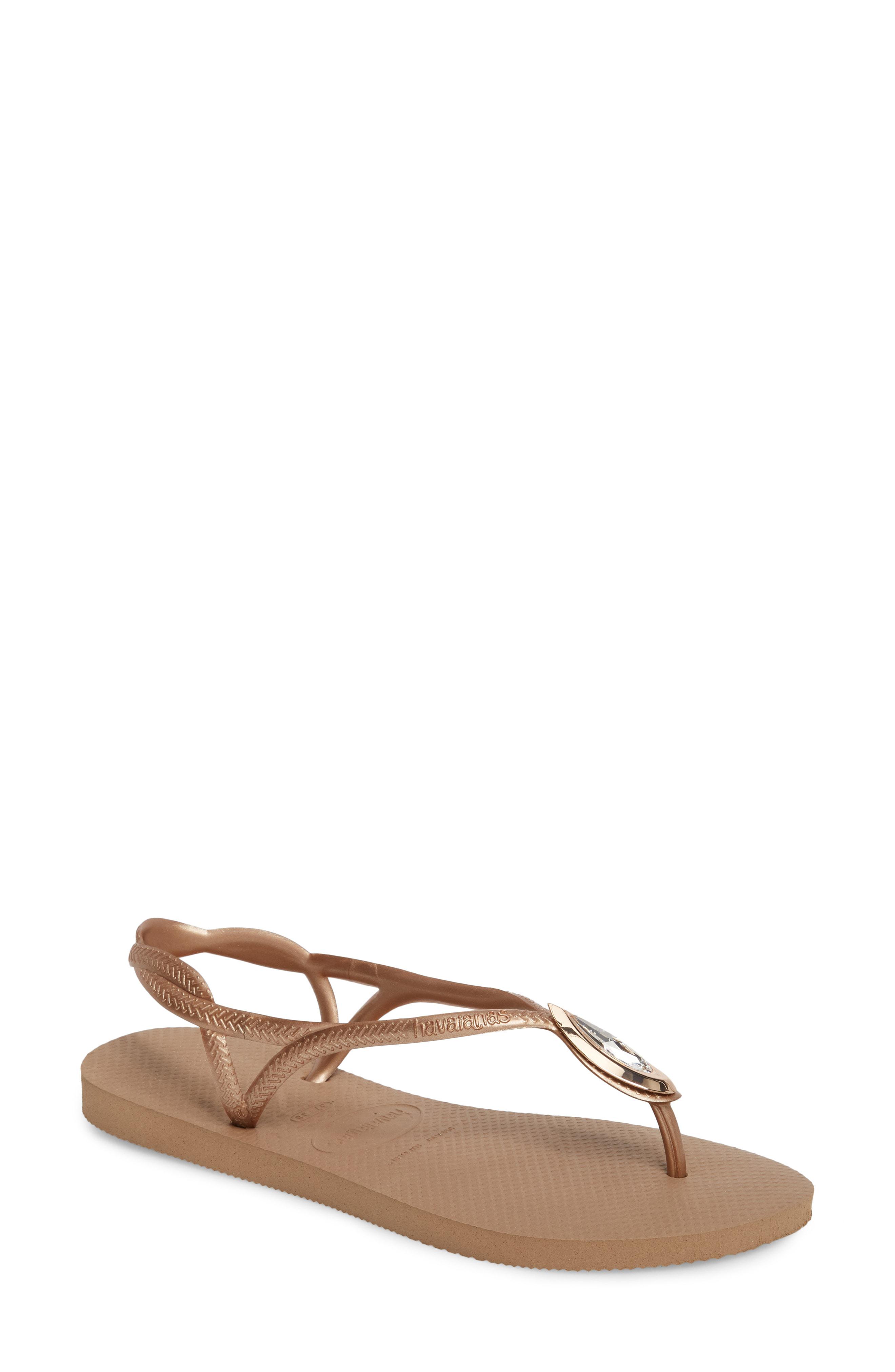 havaianas luna gold