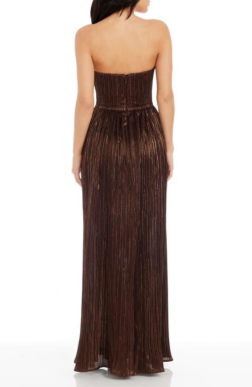 audrina strapless gown dress the population Audrina Gown Dress the Population
