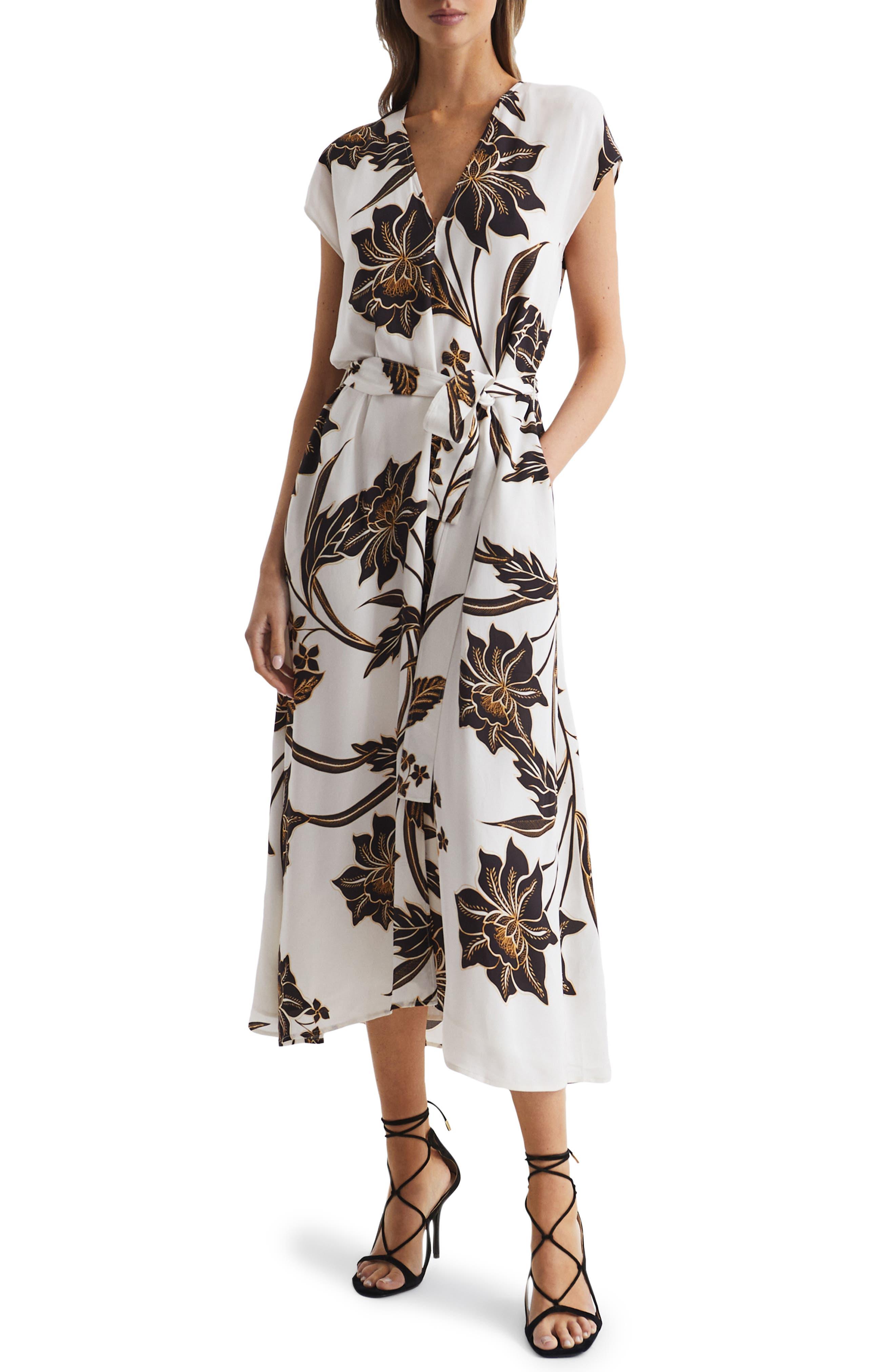 Reiss evvie tie waist dress Clearance