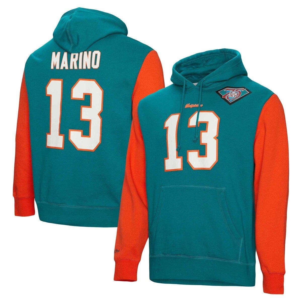 Mitchell & Ness Dan Marino Miami Dolphins Retired Player Name & Number  Pullover Hoodie At Nordstrom in Blue for Men
