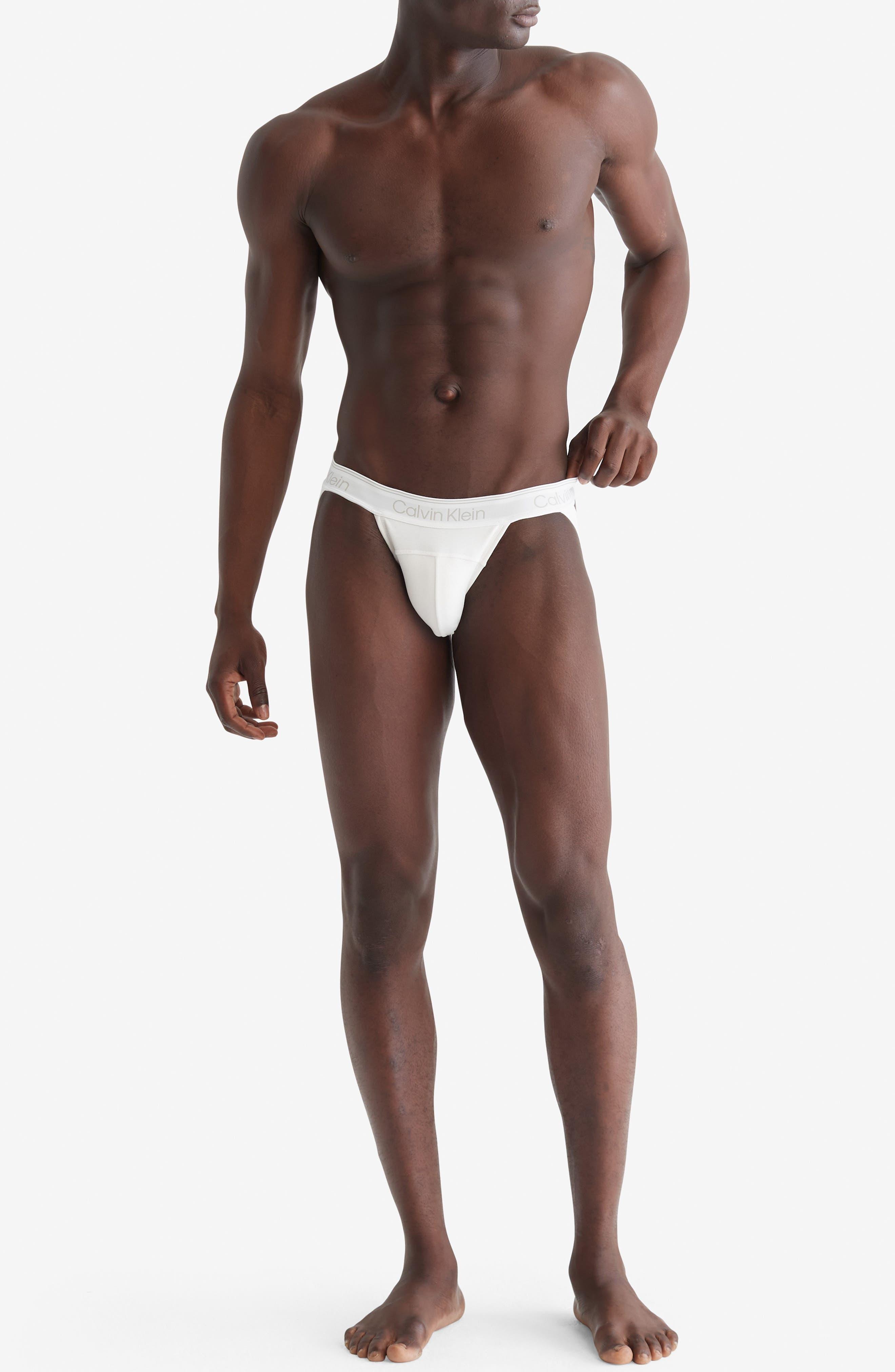 Calvin Klein Athletic Cotton Jockstrap in Brown for Men | Lyst