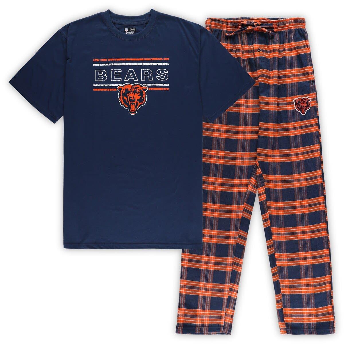 Chicago Cubs Concepts Sport Big & Tall T-Shirt & Flannel Pants Set -  Royal/Red