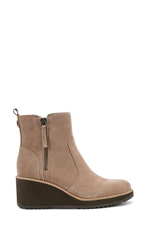 Earth Cinto Platform Wedge Bootie in Brown Lyst
