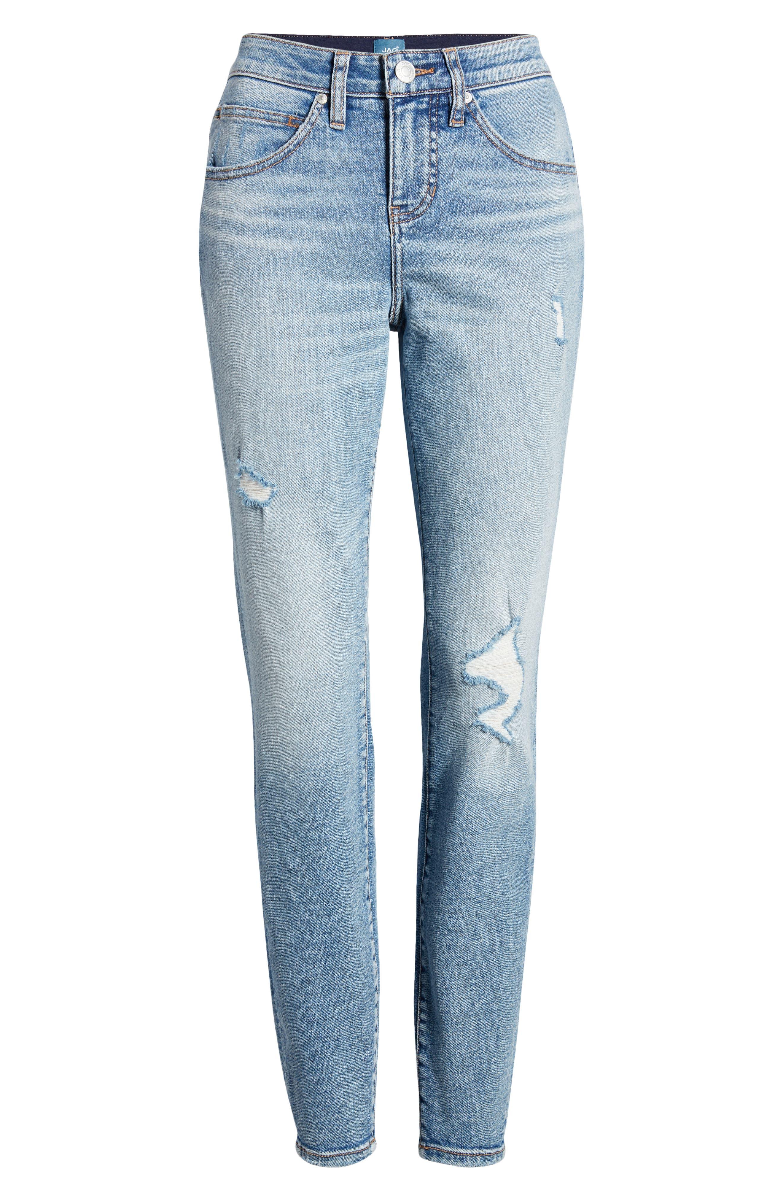 Jag Jeans Cecilia High Waist Ankle Skinny Jeans in Blue | Lyst