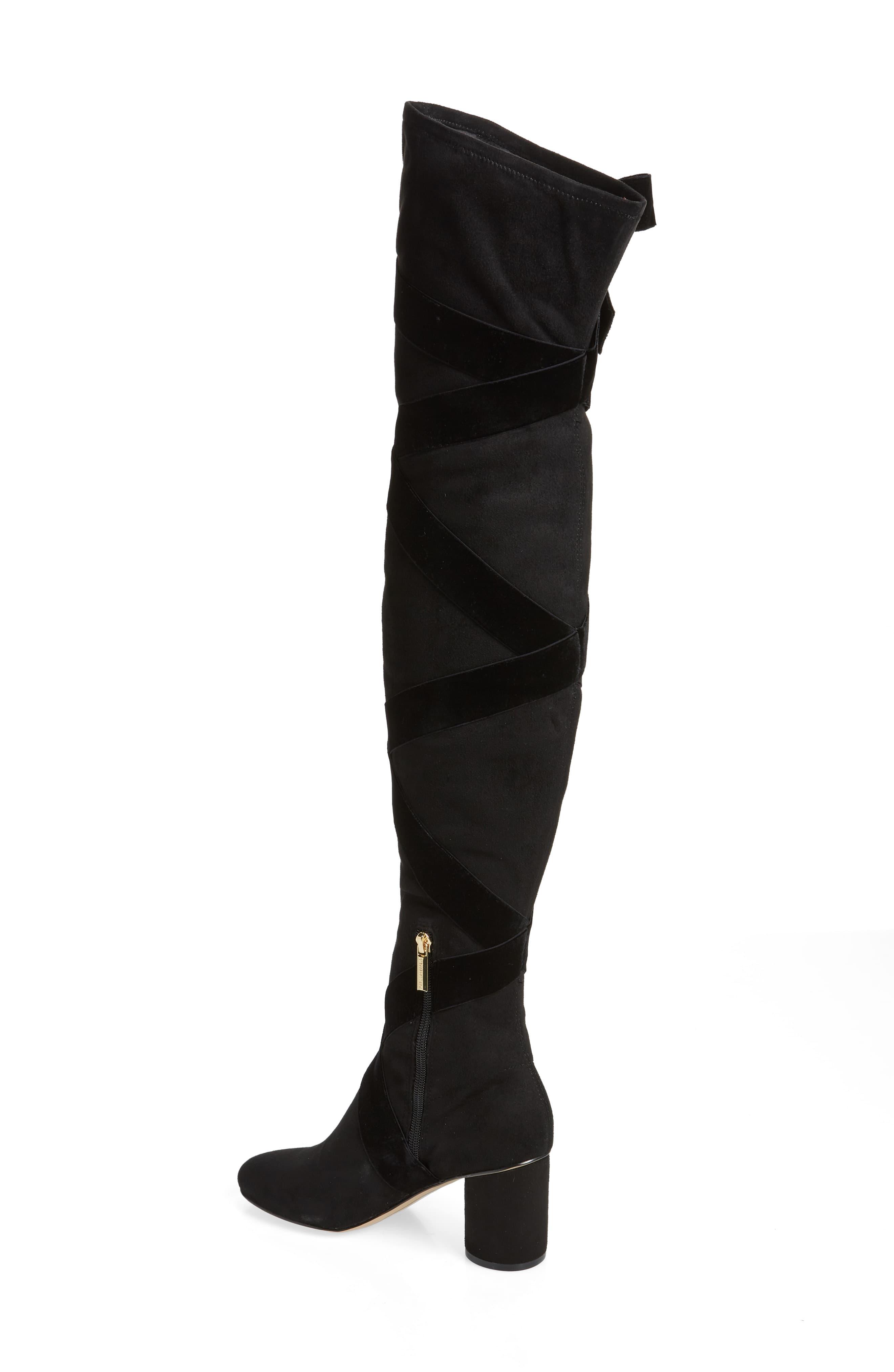 karl lagerfeld over the knee boots