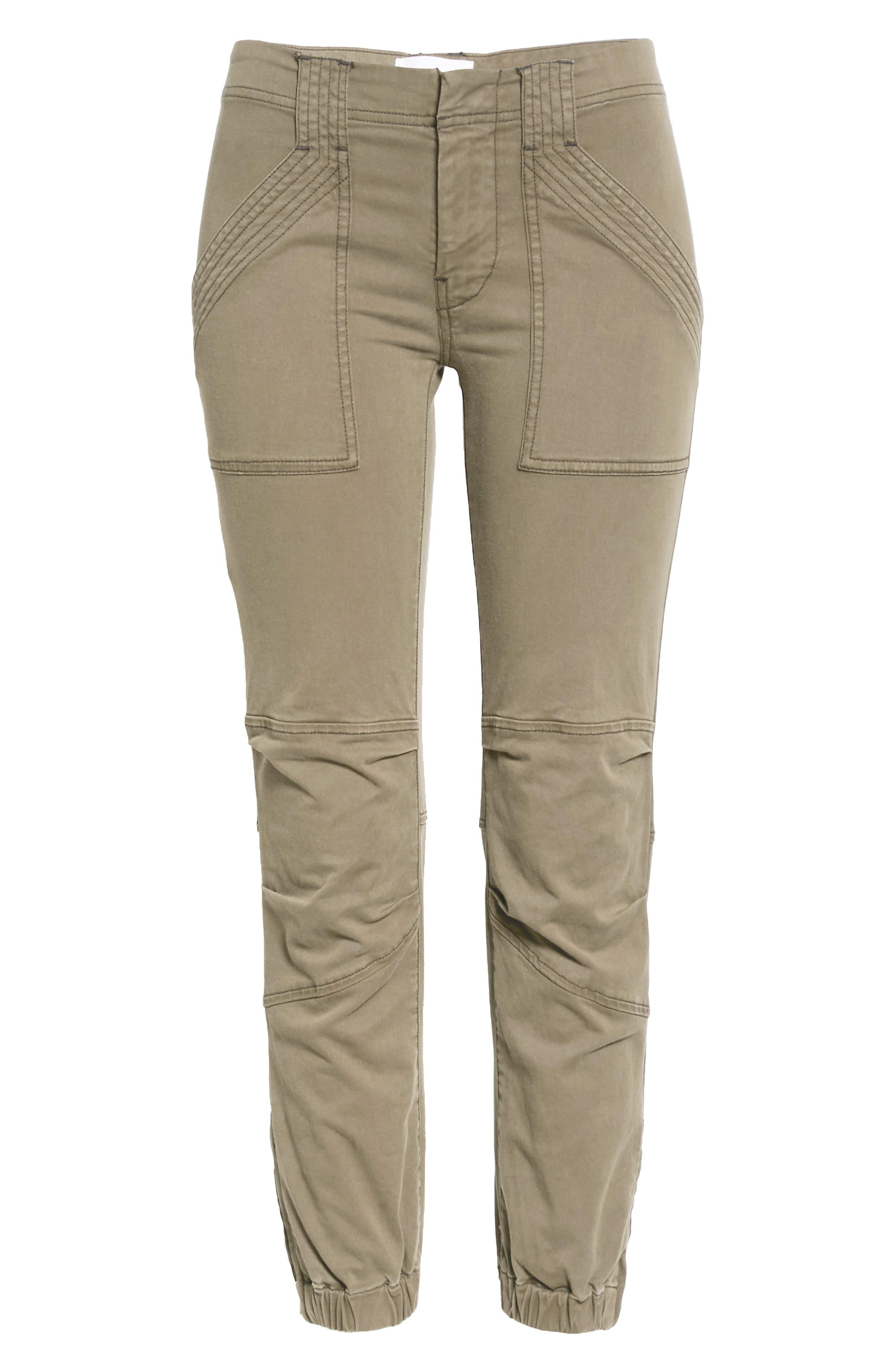 Frame Trapunto Moto Pants with Banded Bottom - ShopStyle