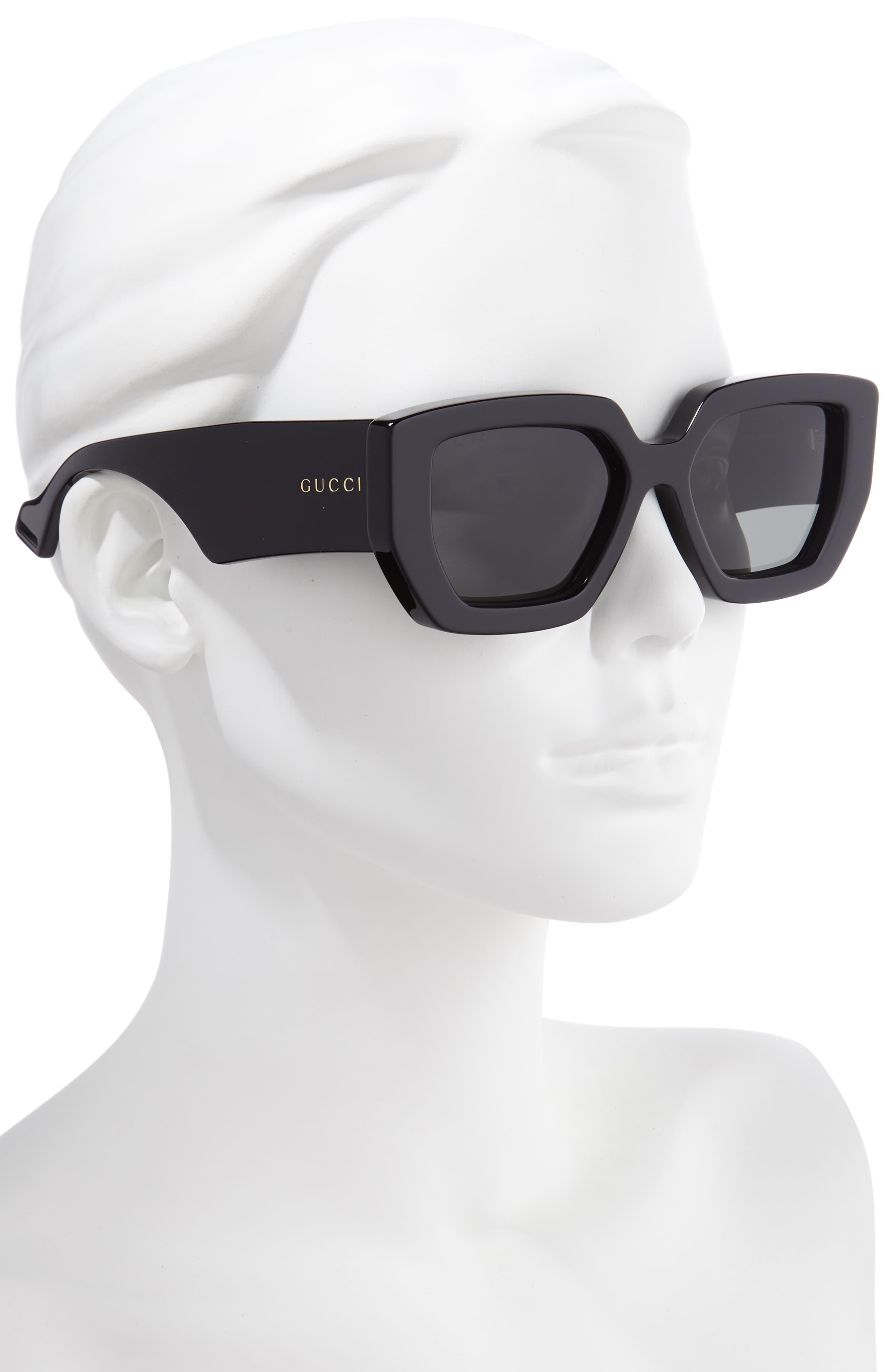 Gucci GG0630S-002 55mm Sunglasses in Black for Men | Lyst