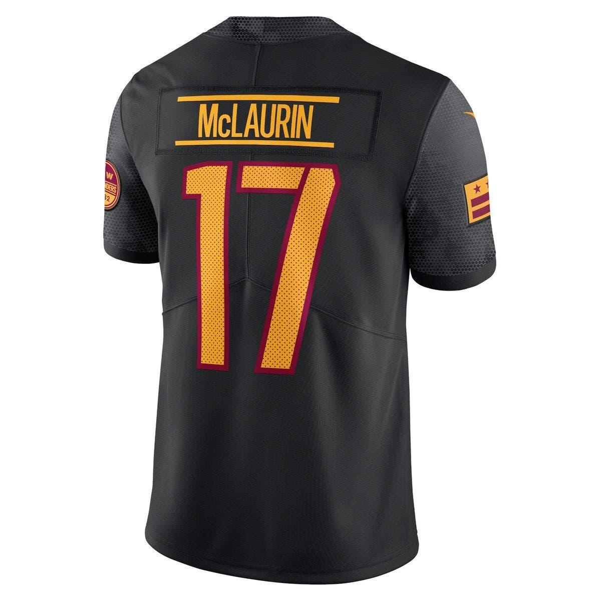 Men's Nike Terry McLaurin Black Washington Commanders Alternate Game Player  Jersey