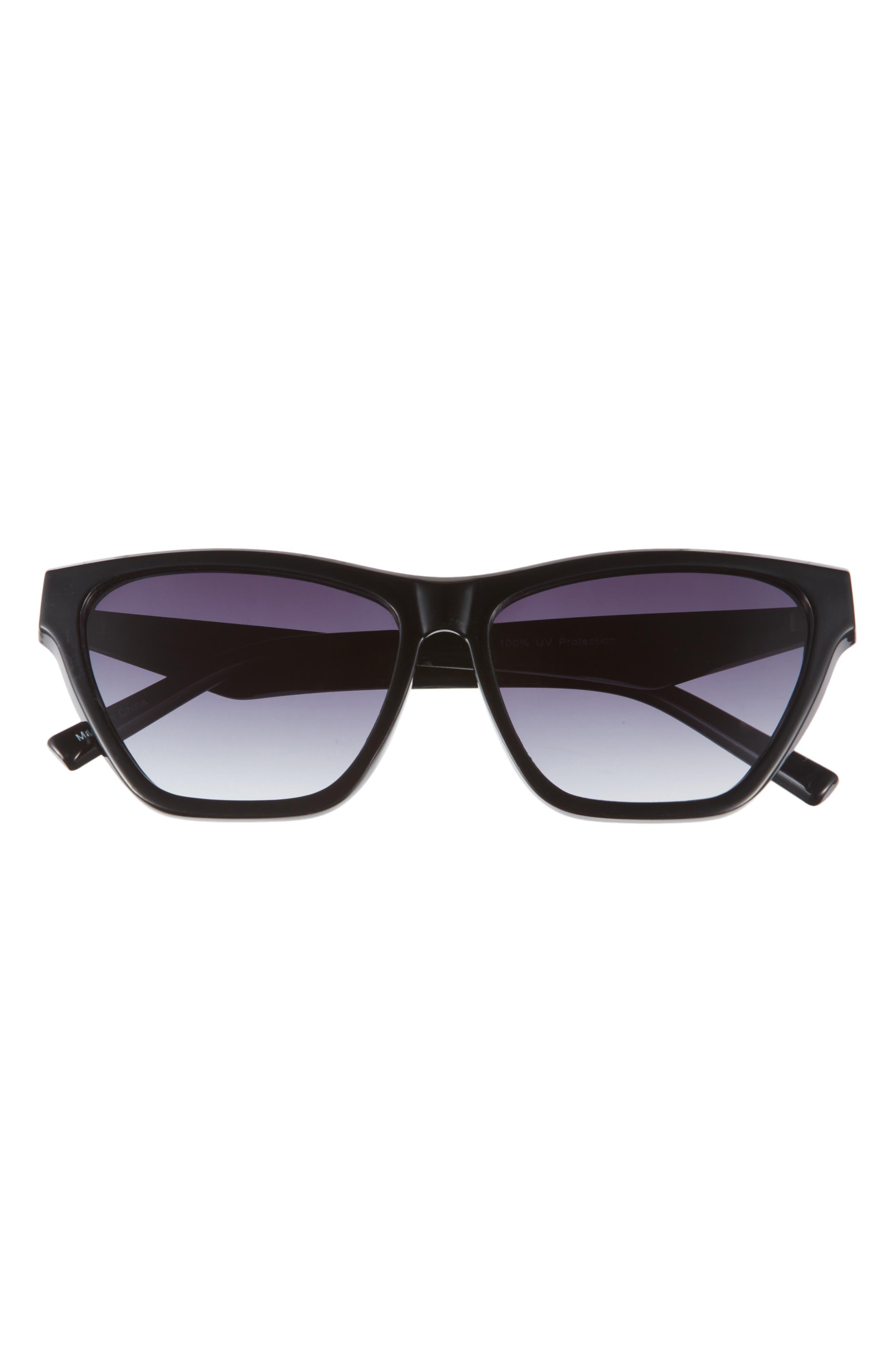 BP. 57mm Geometric Gradient Cat Eye Sunglasses in Black Lyst