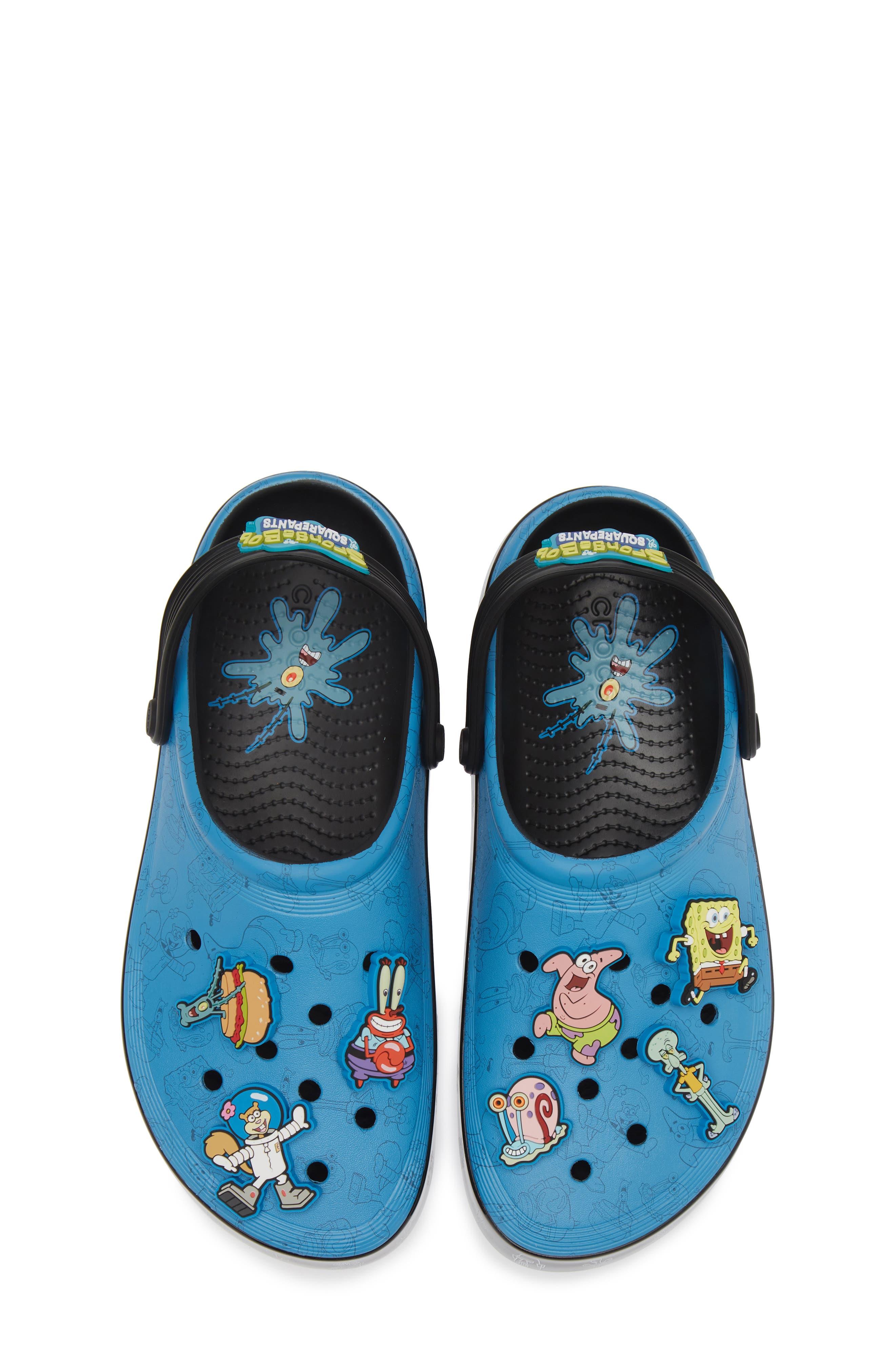 mens spongebob crocs