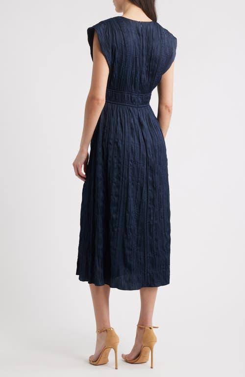 navy blue dress for baby girl Eliza J Women's Ruffle A-Line Dresses main image 1
