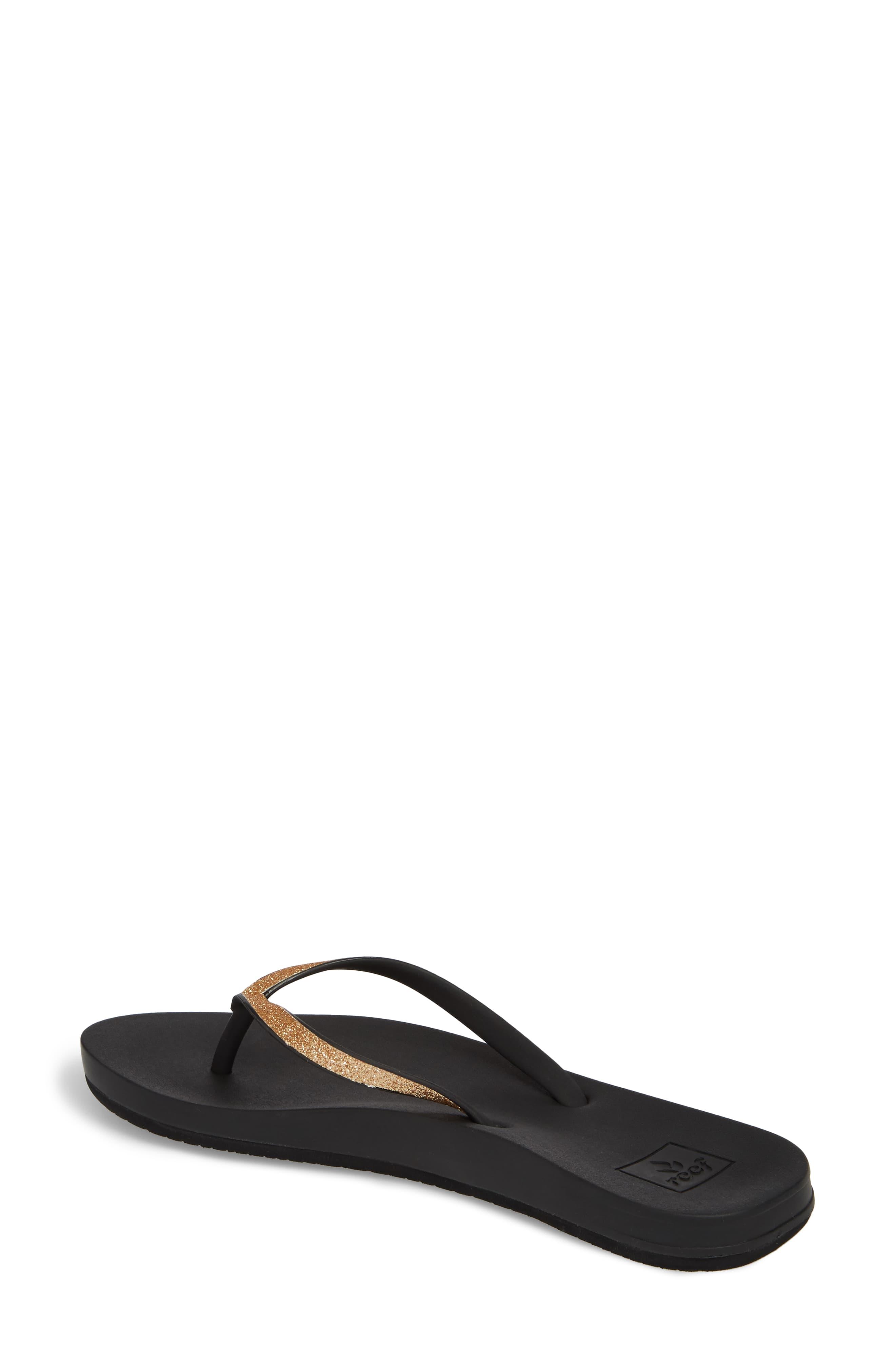 Reef Cushion Bounce Stargazer Flip Flop in Gold (Metallic) - Lyst