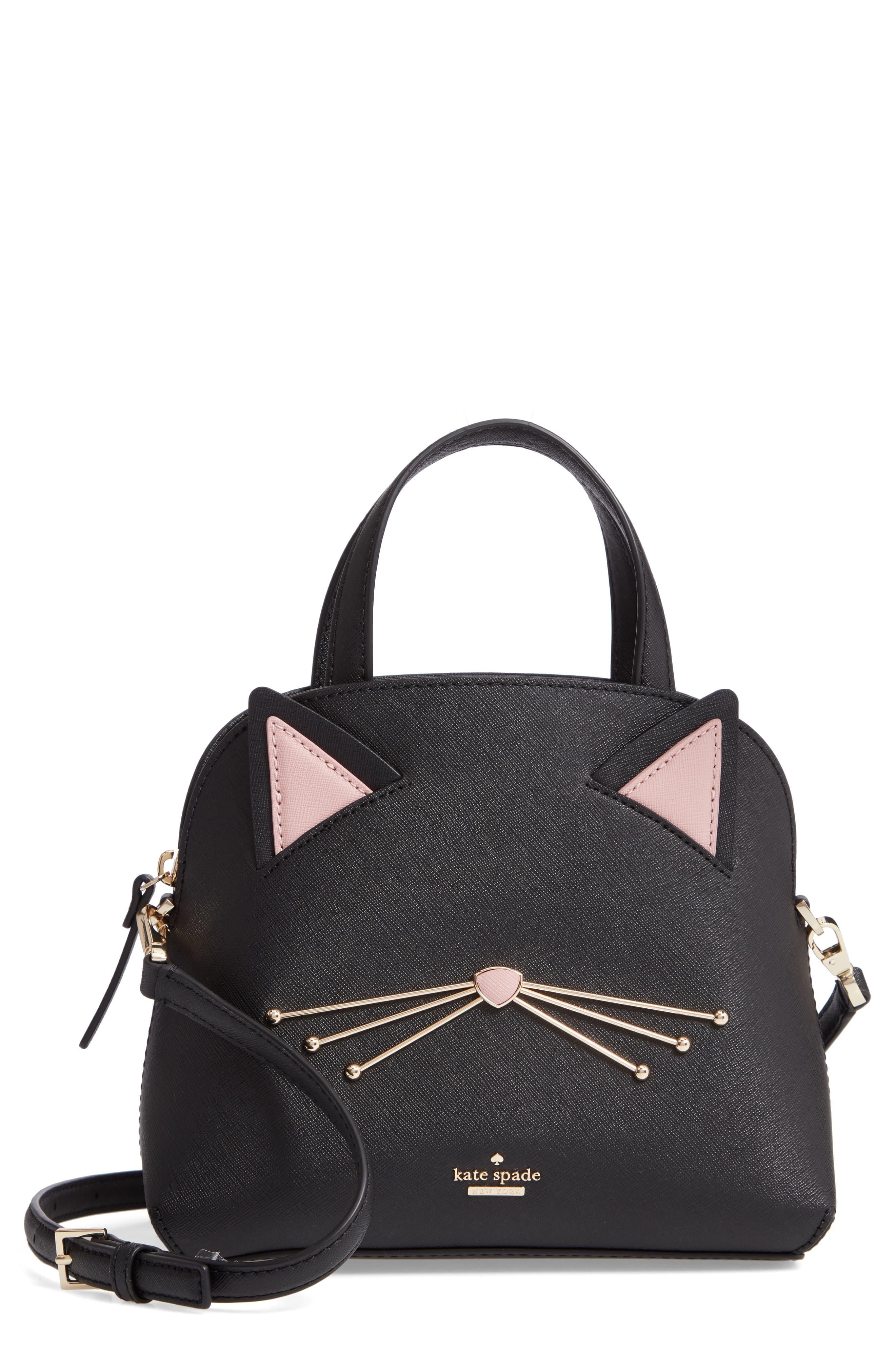 Kate Spade Cat Lottie Bag in Black | Lyst