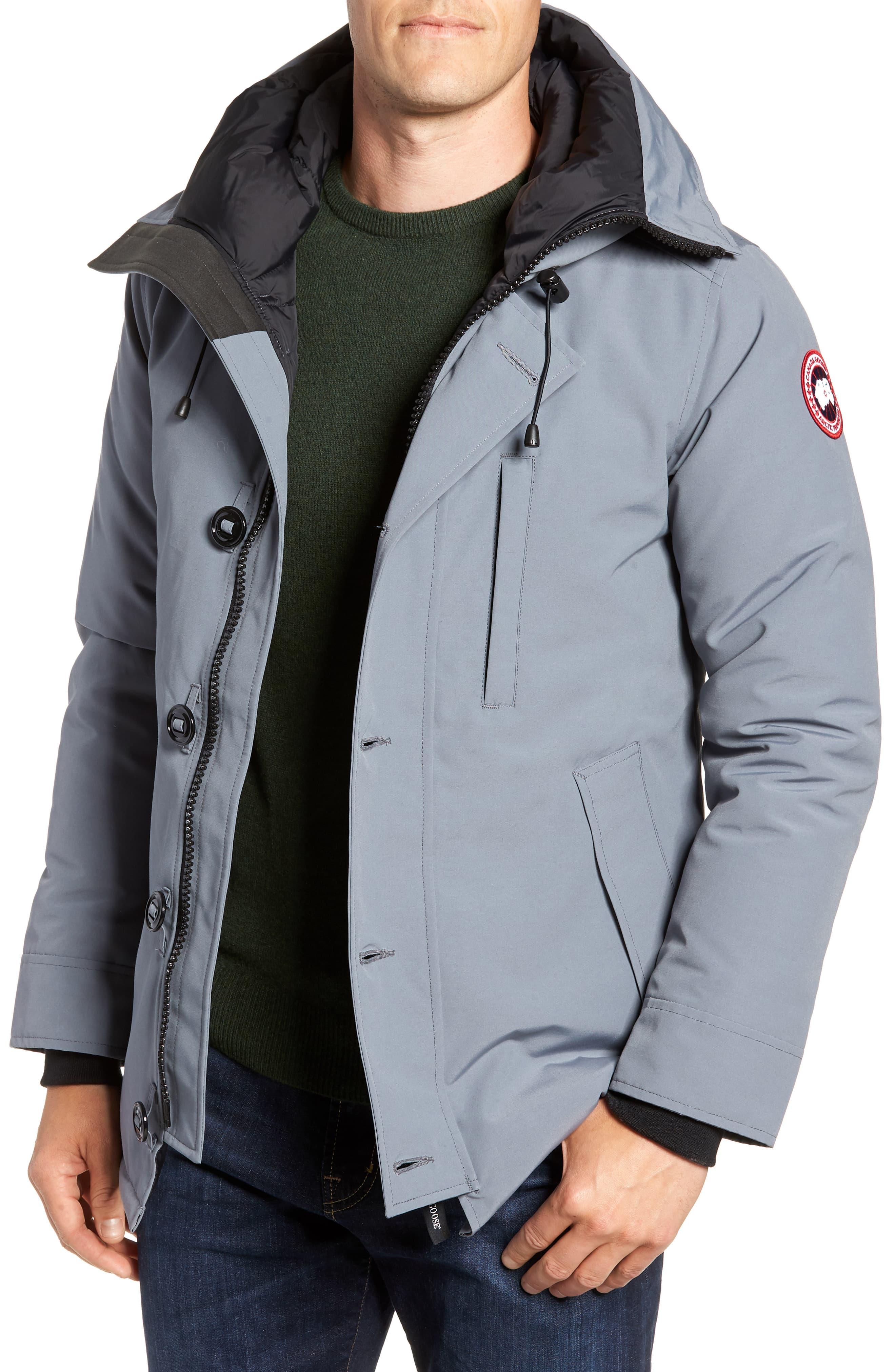 chateau shell hooded down parka