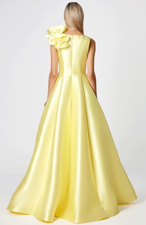 green emerald velvet dress Brigitta Ballgown | Bariano