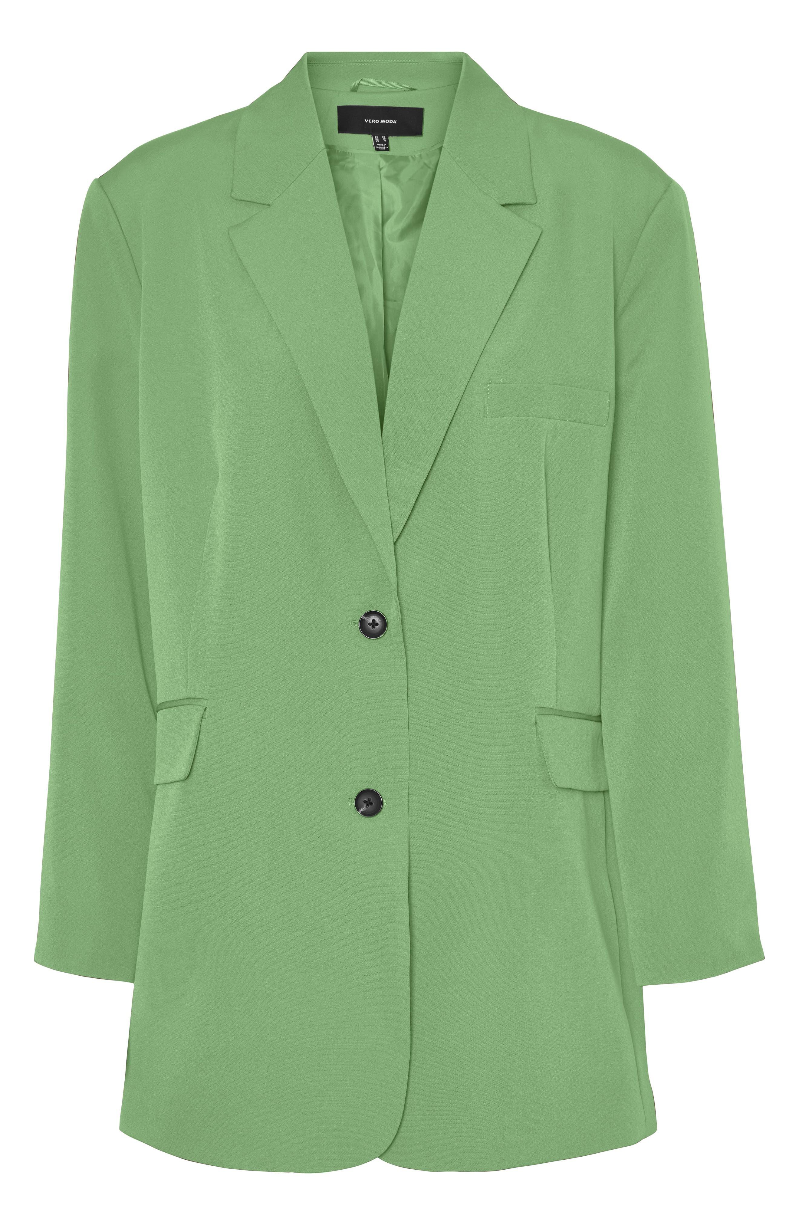 Vero Moda Cait Sille Oversize Blazer in Green | Lyst