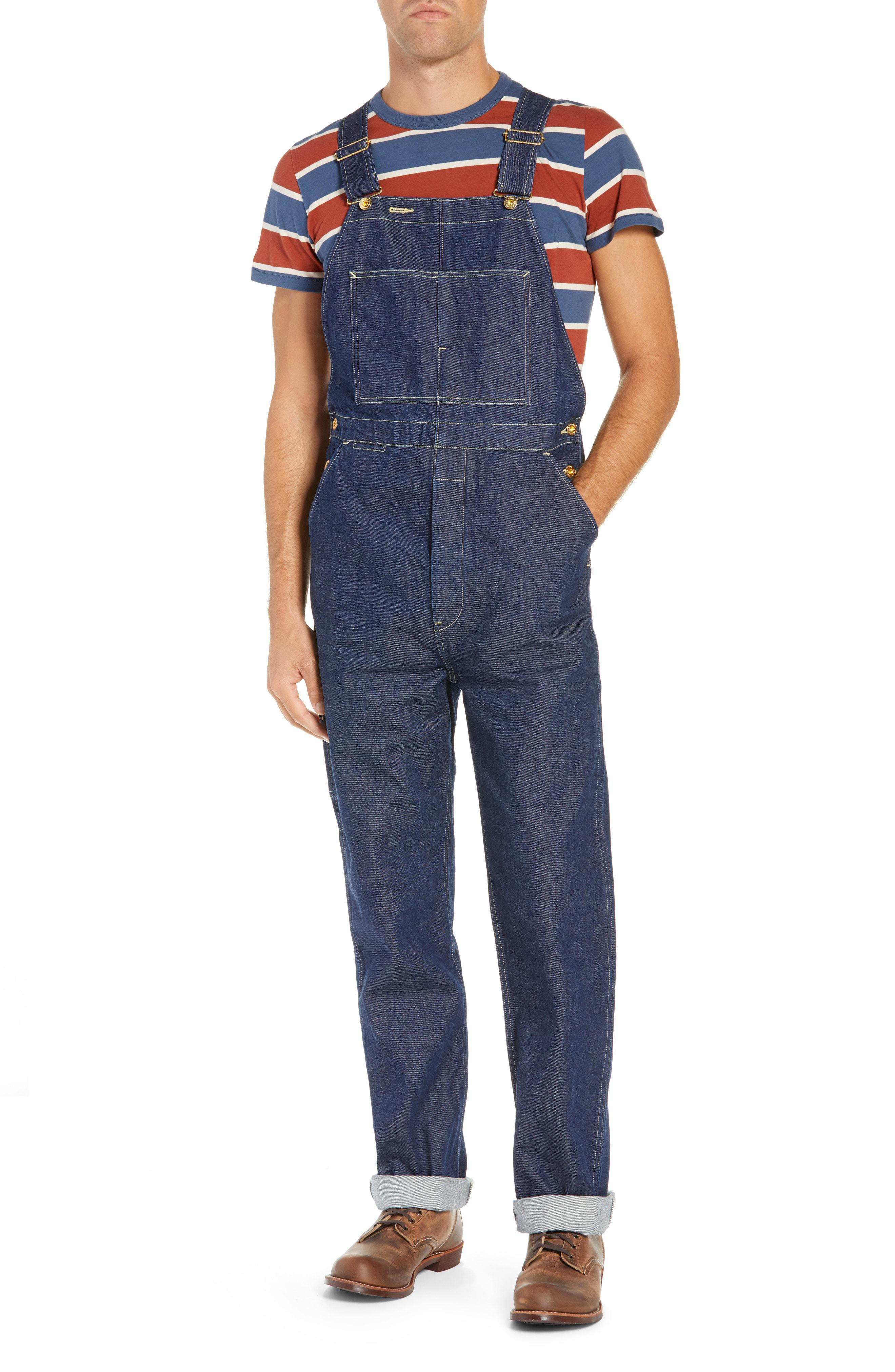 levis denim overalls mens