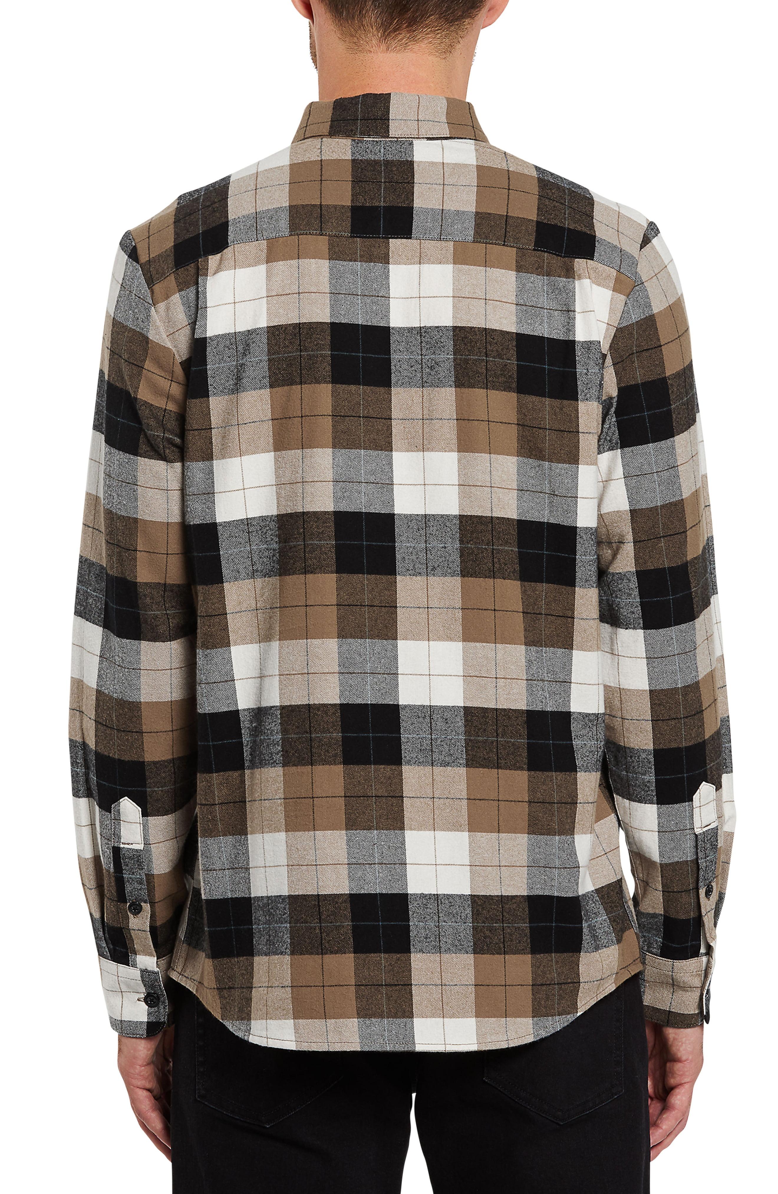 volcom caden plaid shirt
