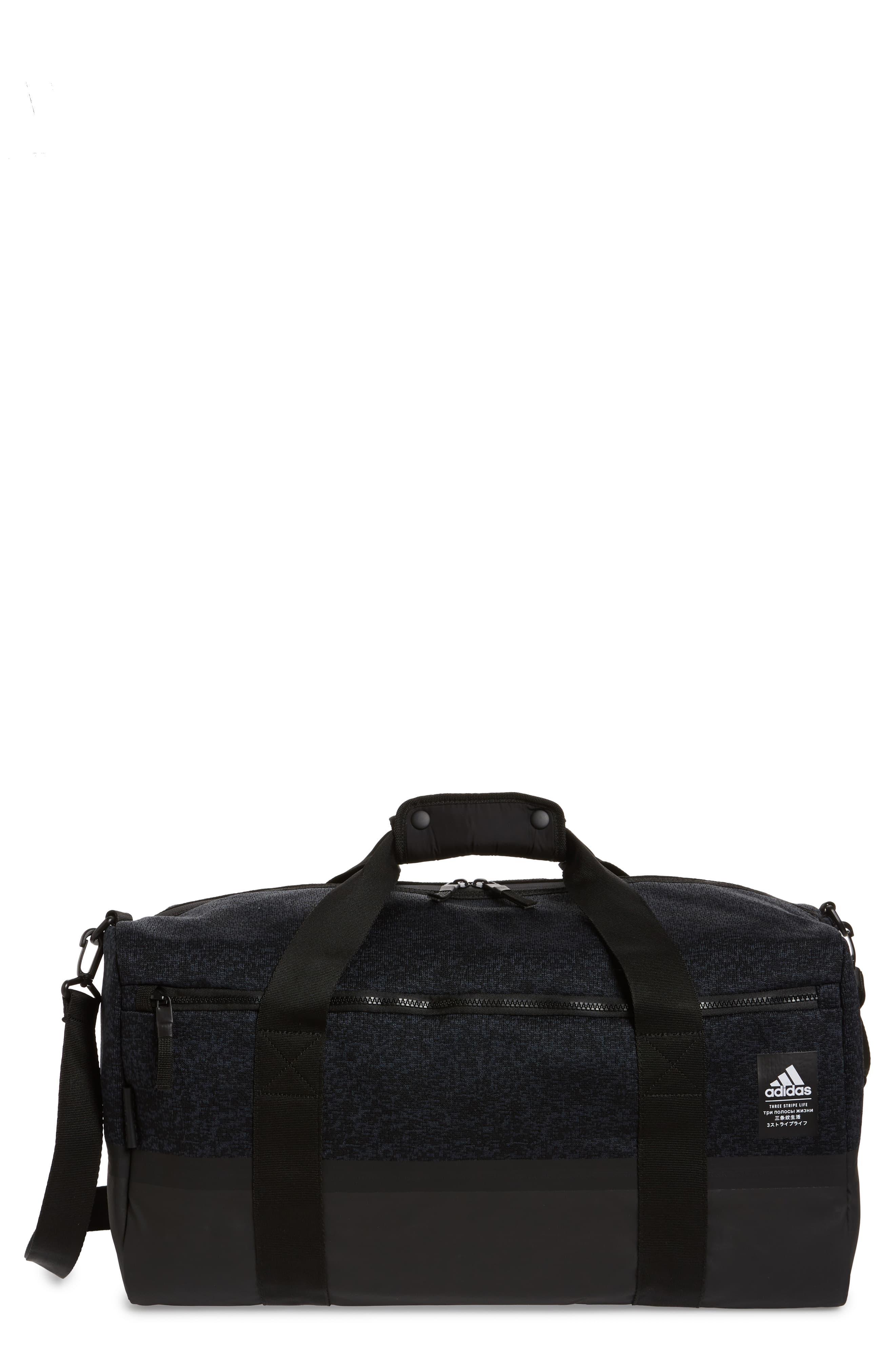 adidas leather duffle bag