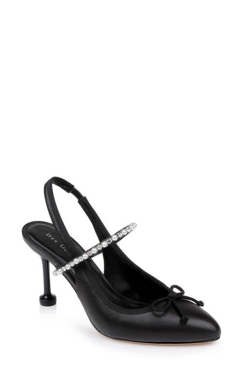 Dee Ocleppo Black Leather High Heel Pumps main image 1