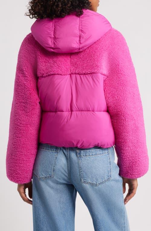 UGG Mykah Uggbraid Puffer Jacket in Red | Lyst