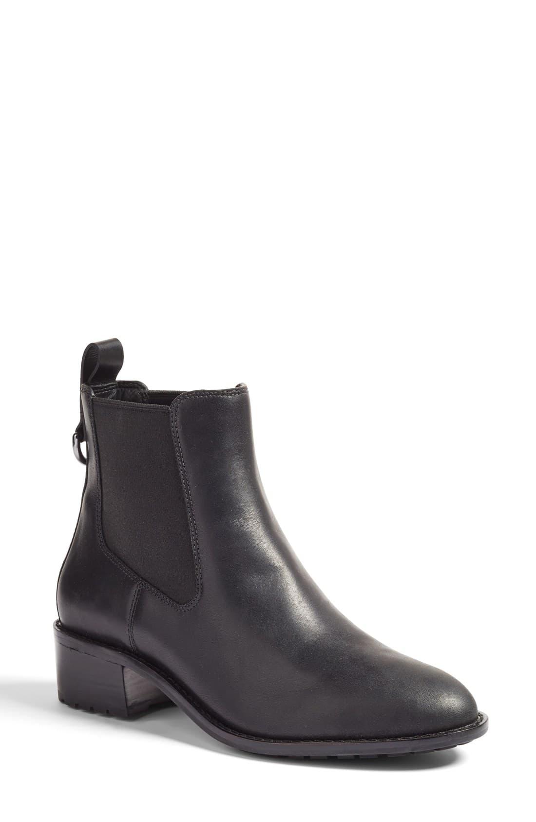 cole haan newburg leather chelsea boots