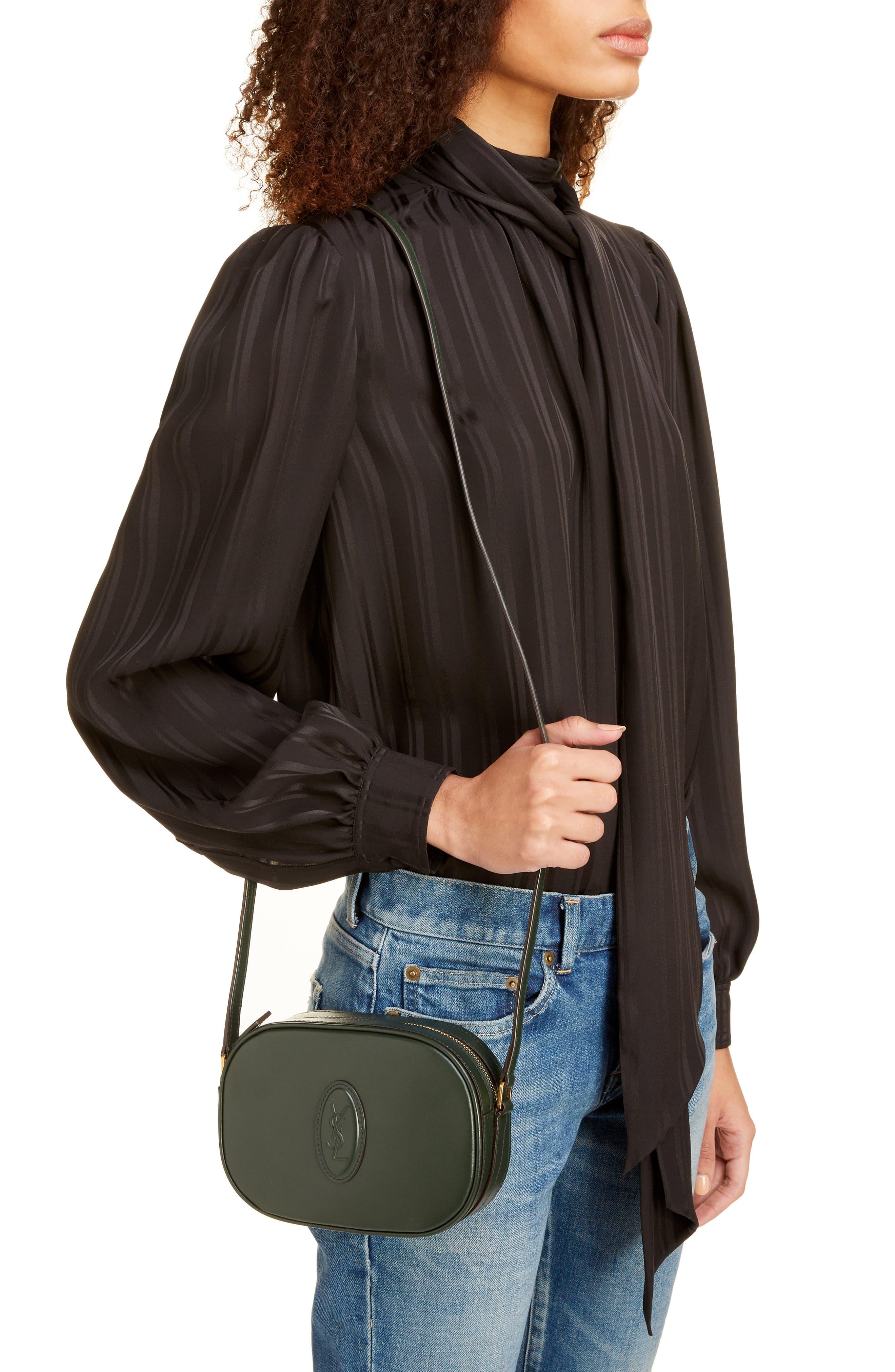 saint laurent le 61 leather camera bag