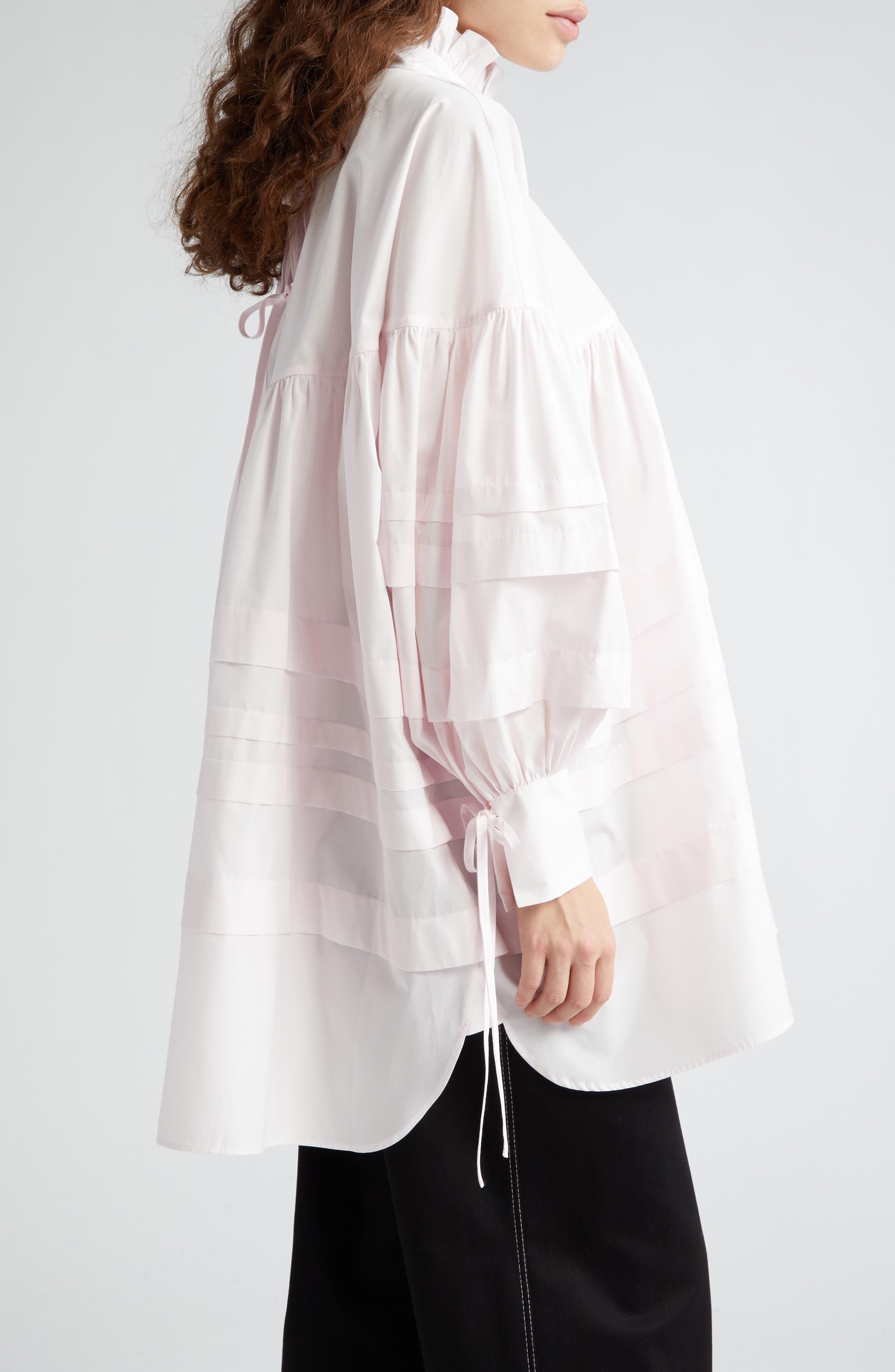 Cecilie Bahnsen ruffle-detail top - White