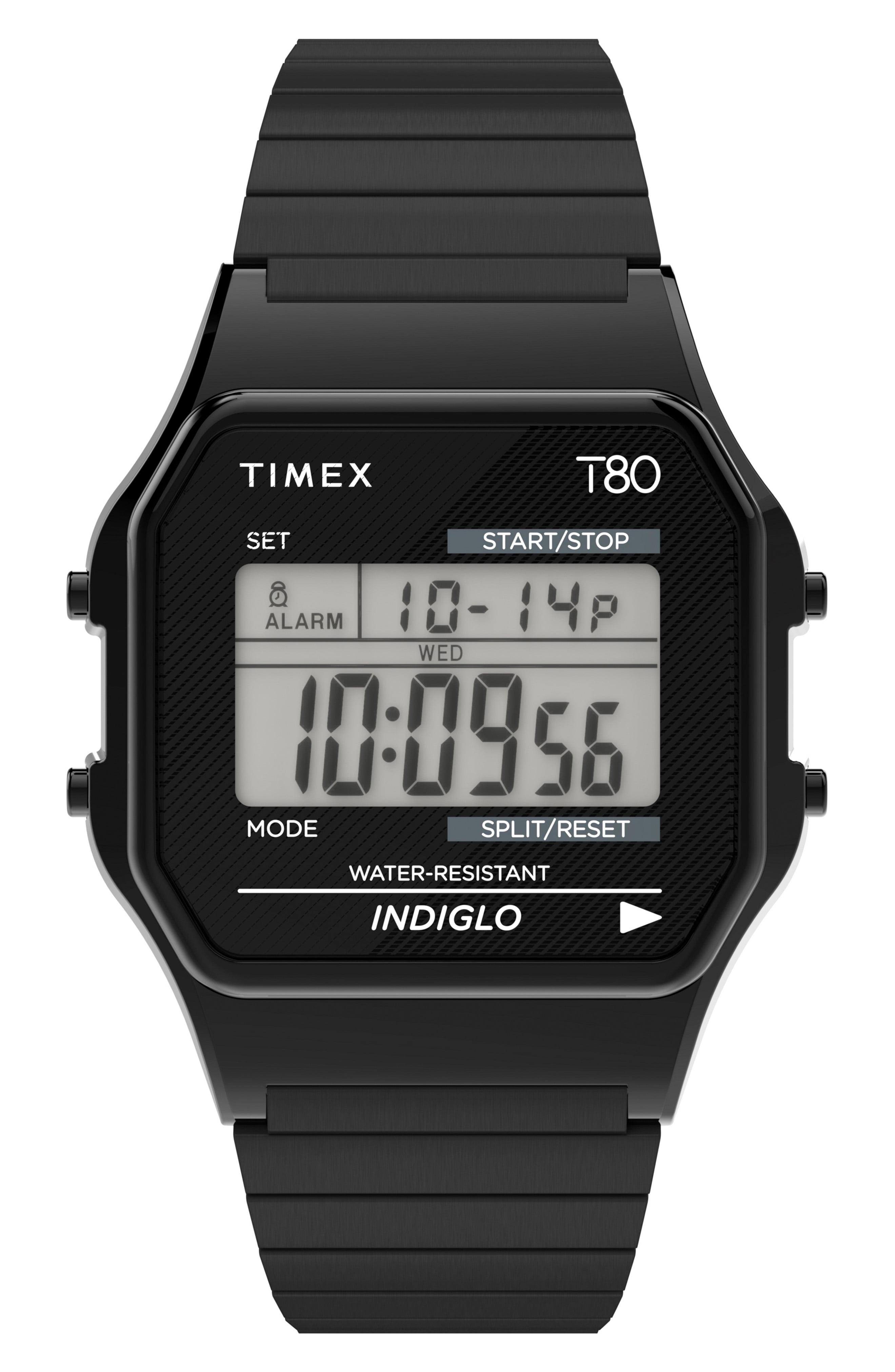 Timex Timex T80 Digital Expansion Band Watch in Black Lyst