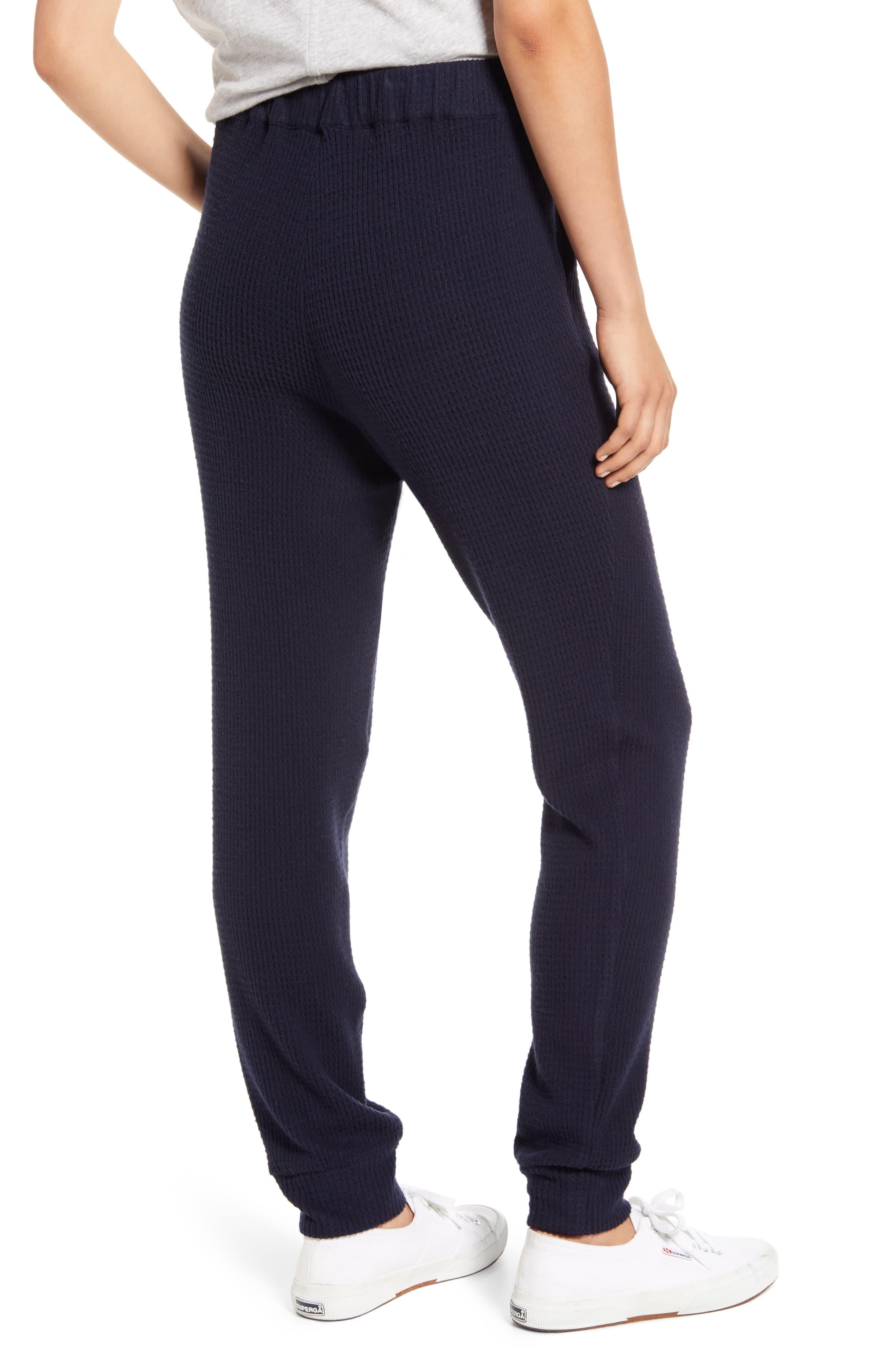 waffle knit jogger set