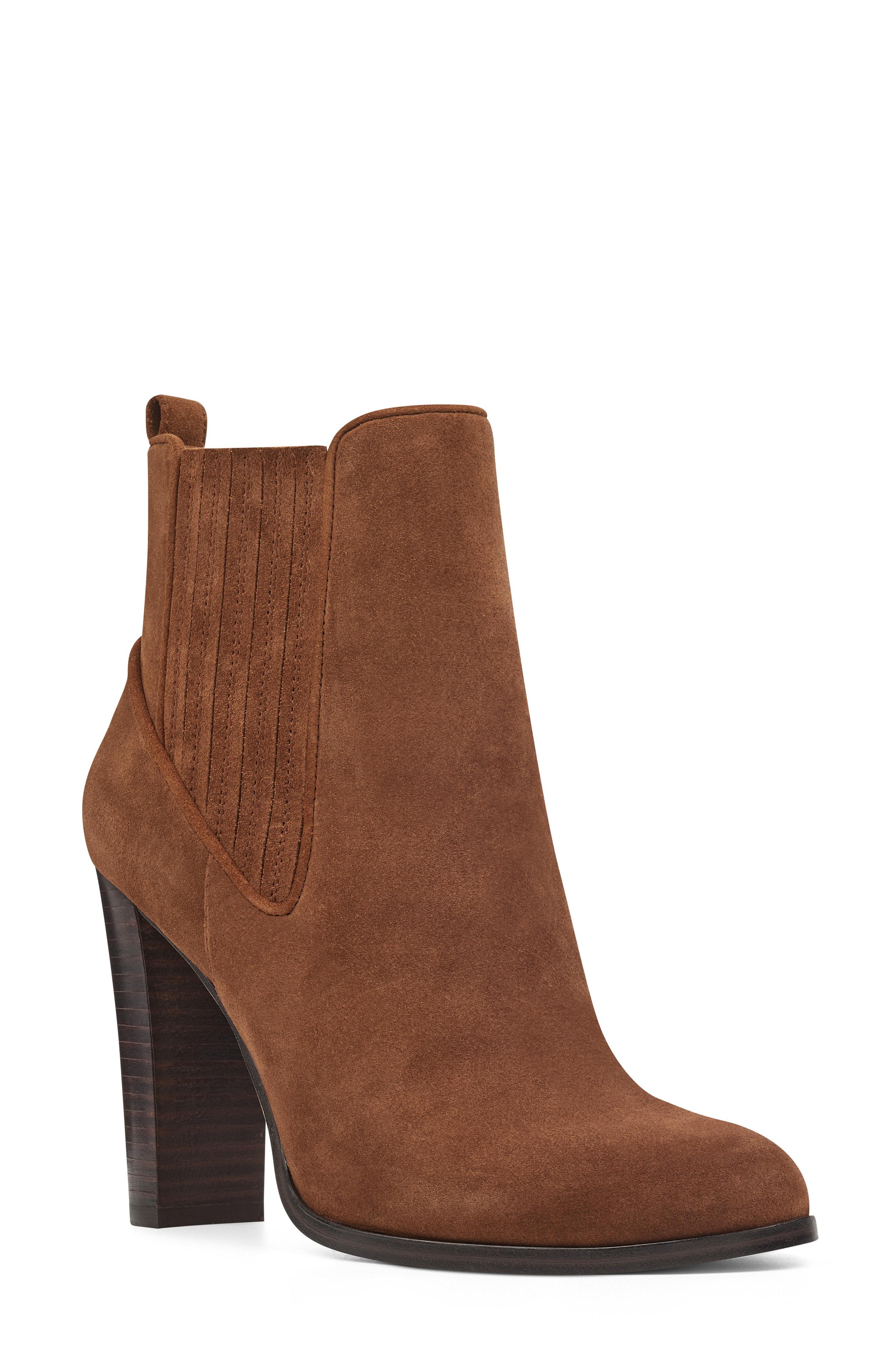 nine west crimson chelsea bootie