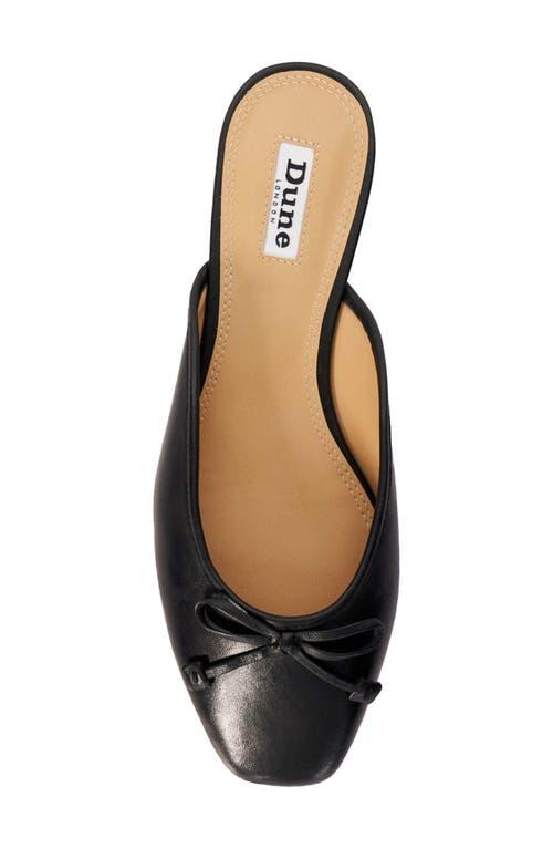 Dune black mules outlet