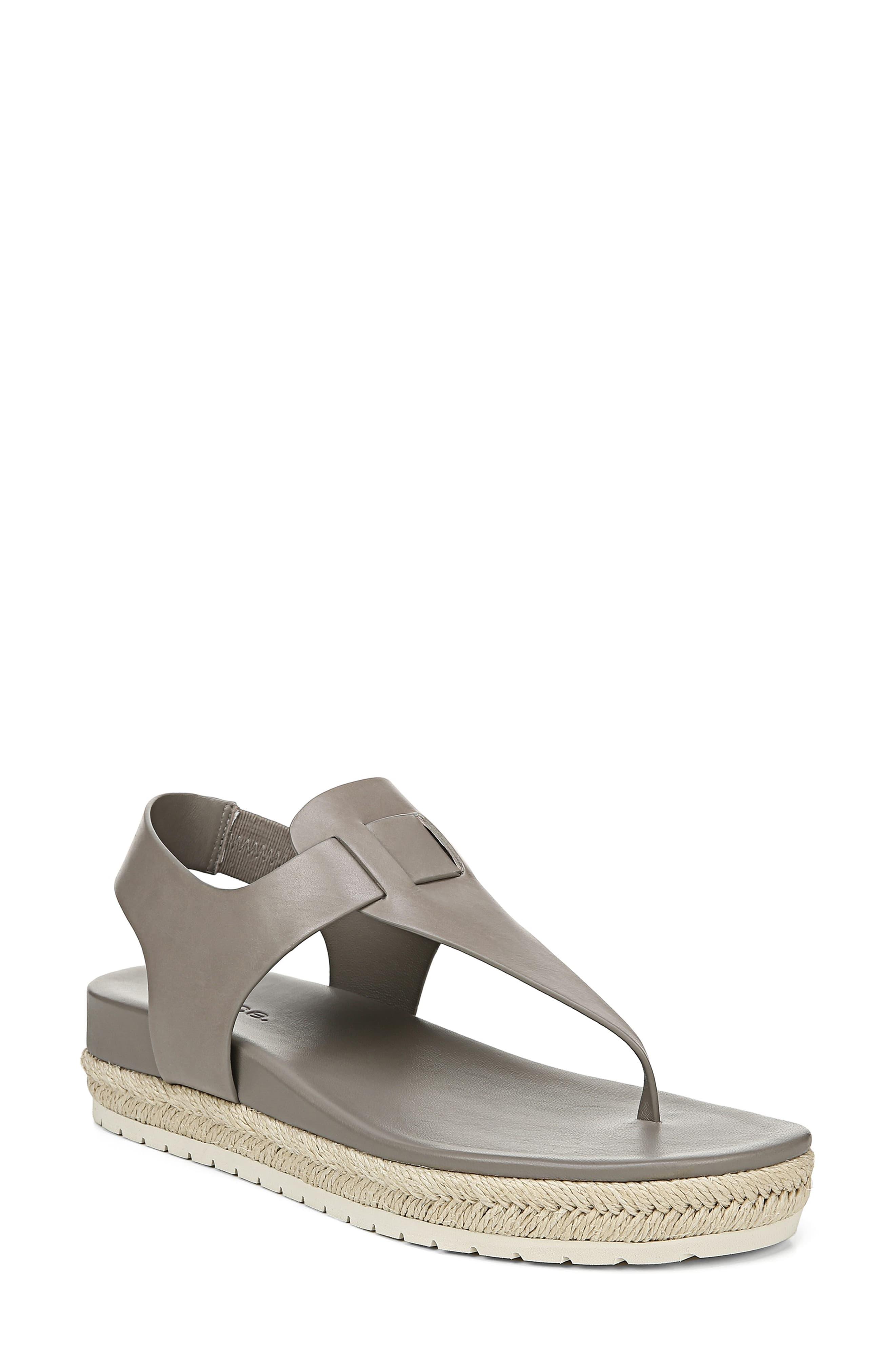 vince flint b leather thong sandals