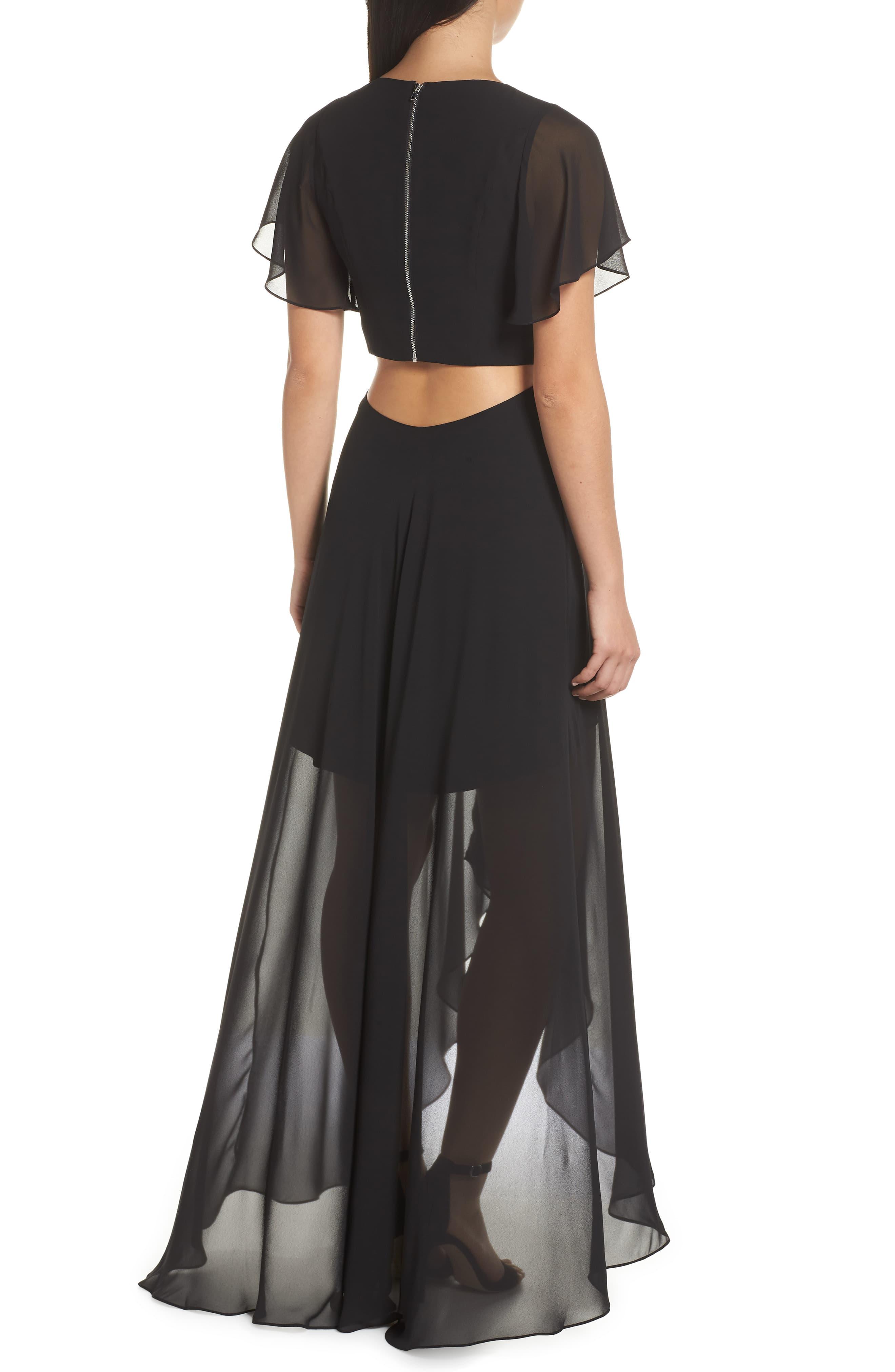 Ali & Jay Cutout Maxi Dress in Blush (Black) - Lyst