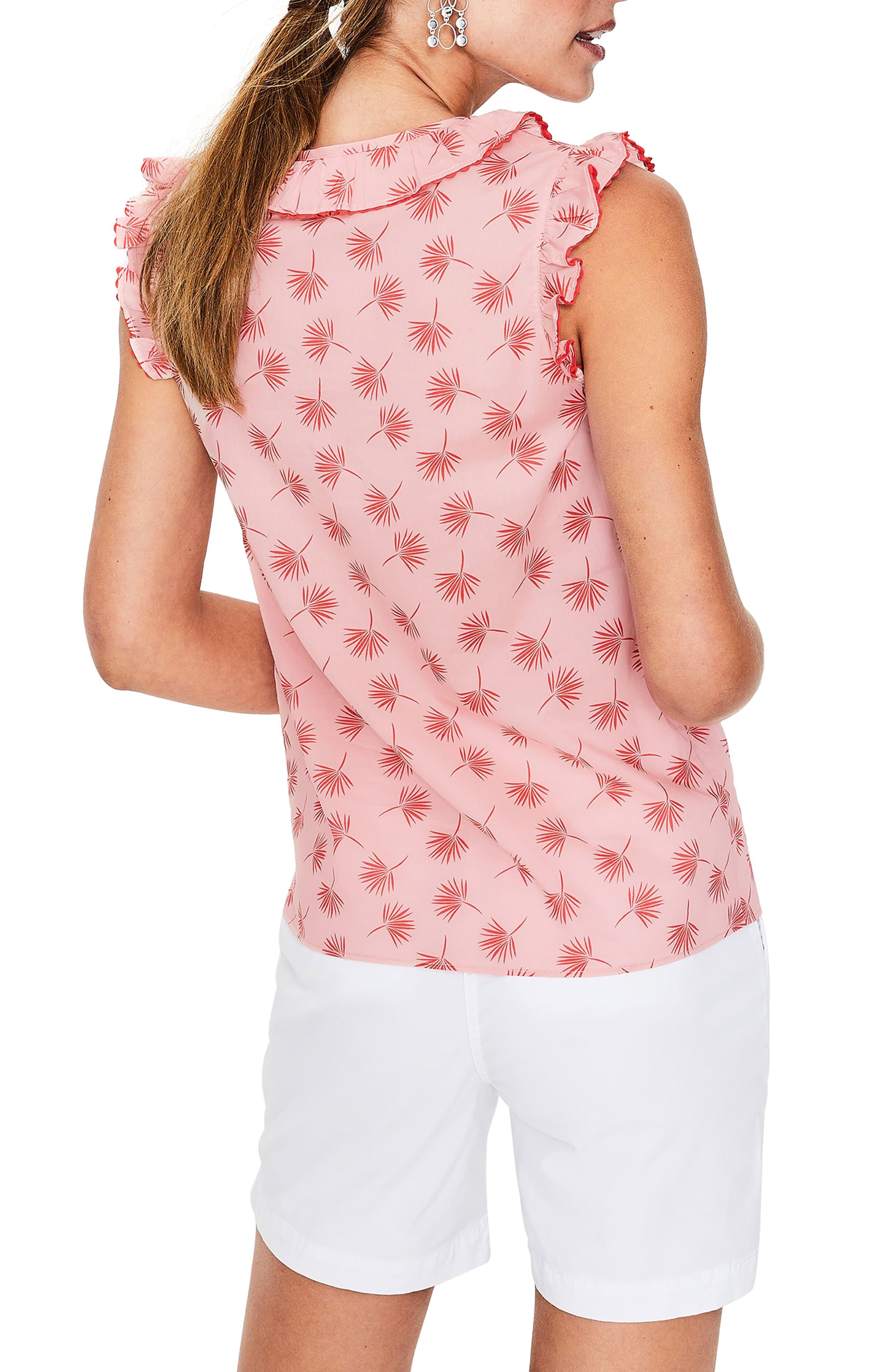 sleeveless blouse with tassel