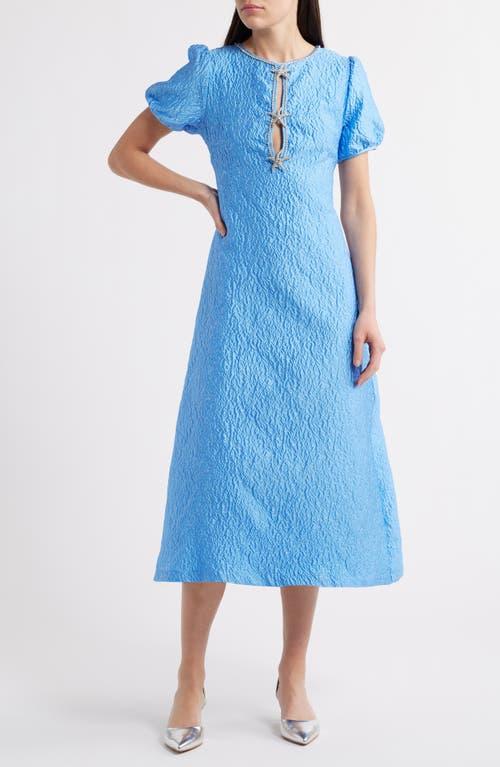 Sister Jane Reef Jacquard Midi Dress in Blue | Lyst