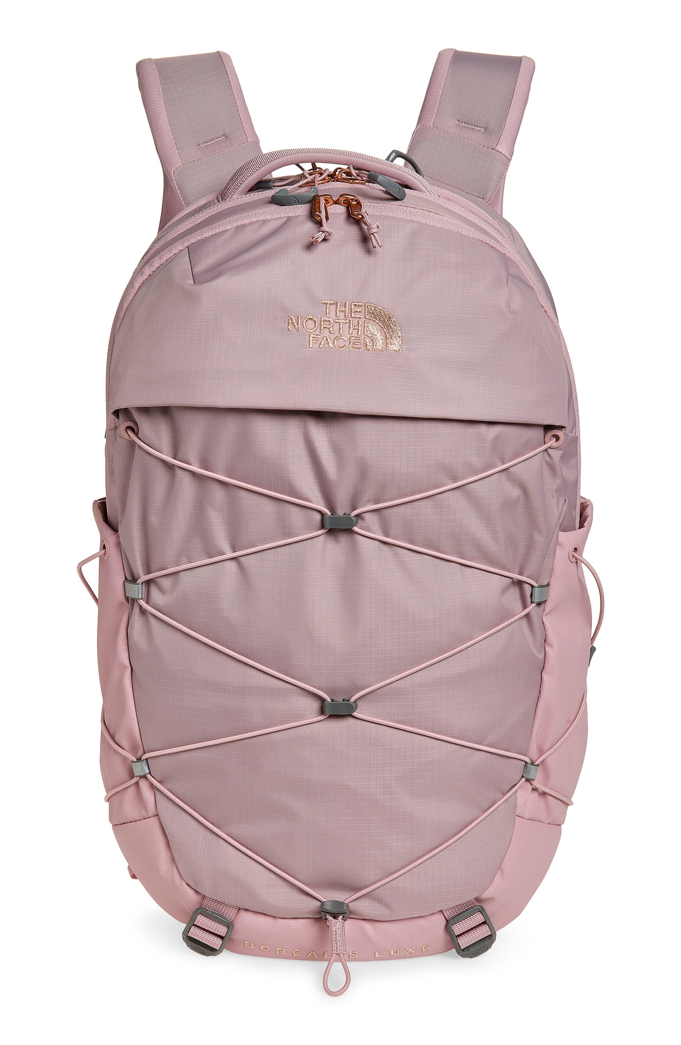 north face backpacks pink The Women's Borealis Backpack It includes a protective laptop compartment and a spacious main compartment The North Face Pink Backpack
