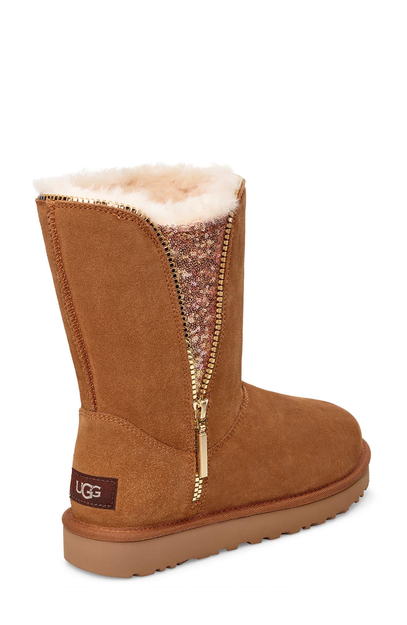 brown and white uggs