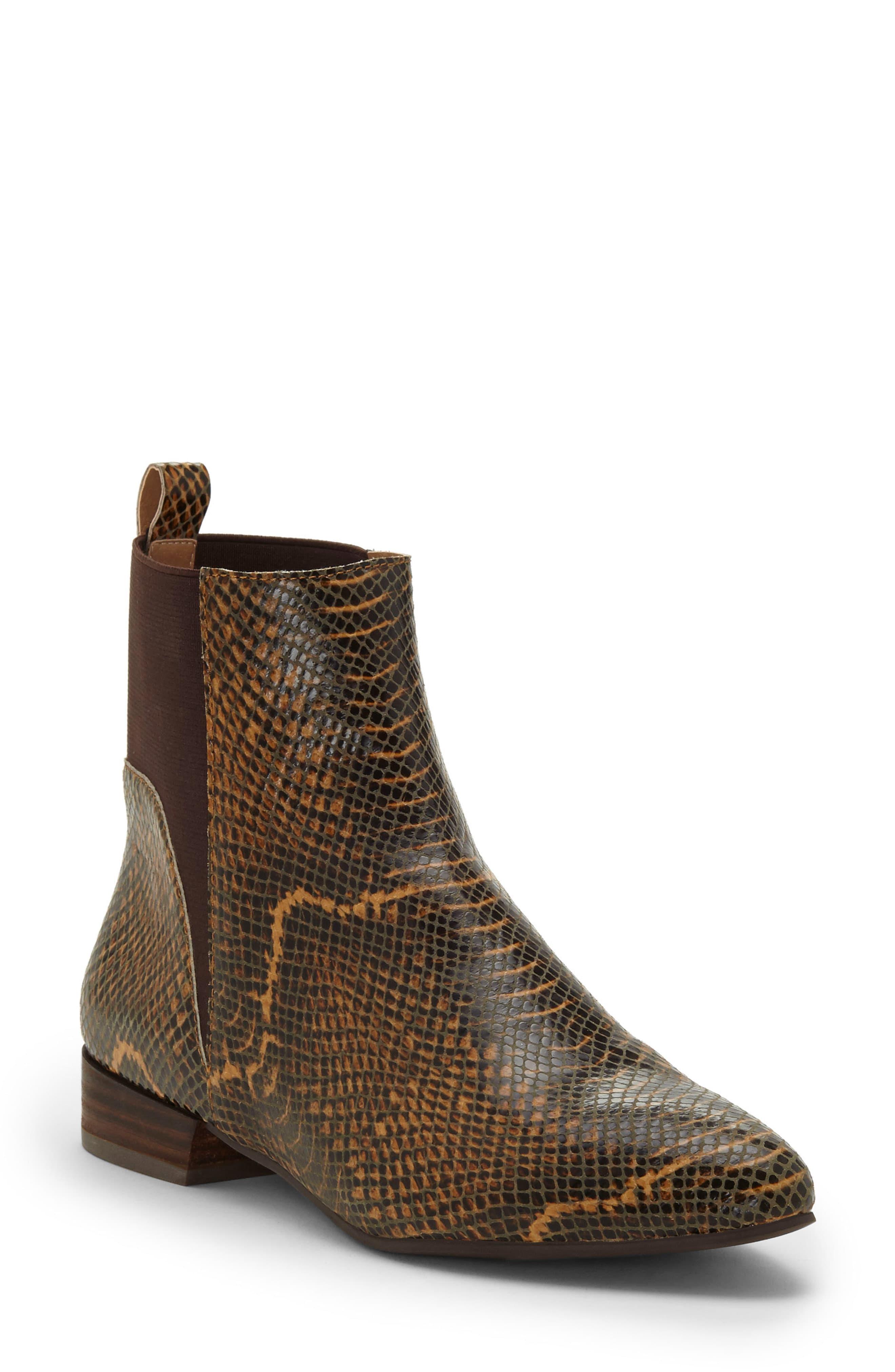 lucky brand lenree leather bootie