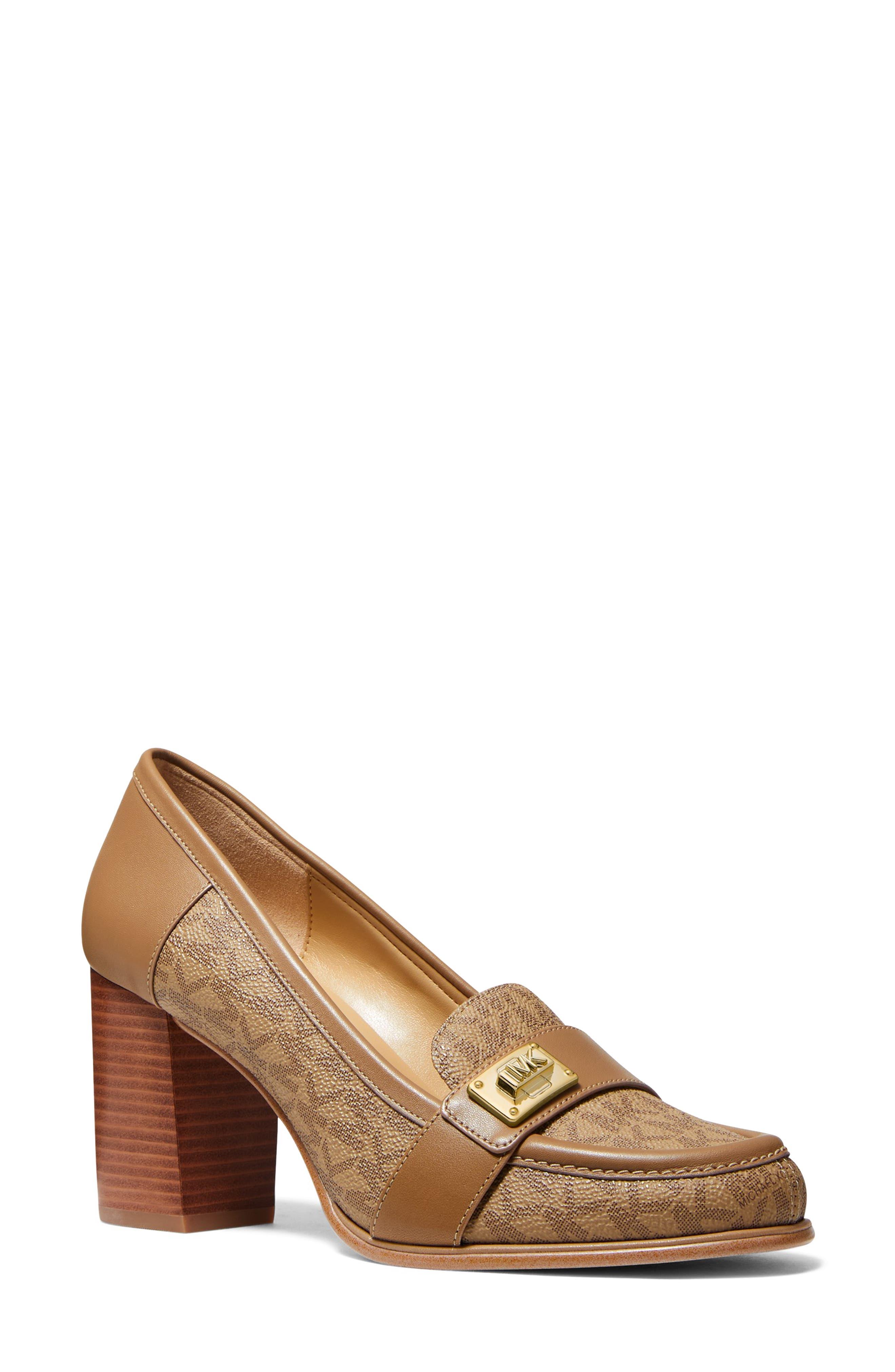 michael kors loafer pumps